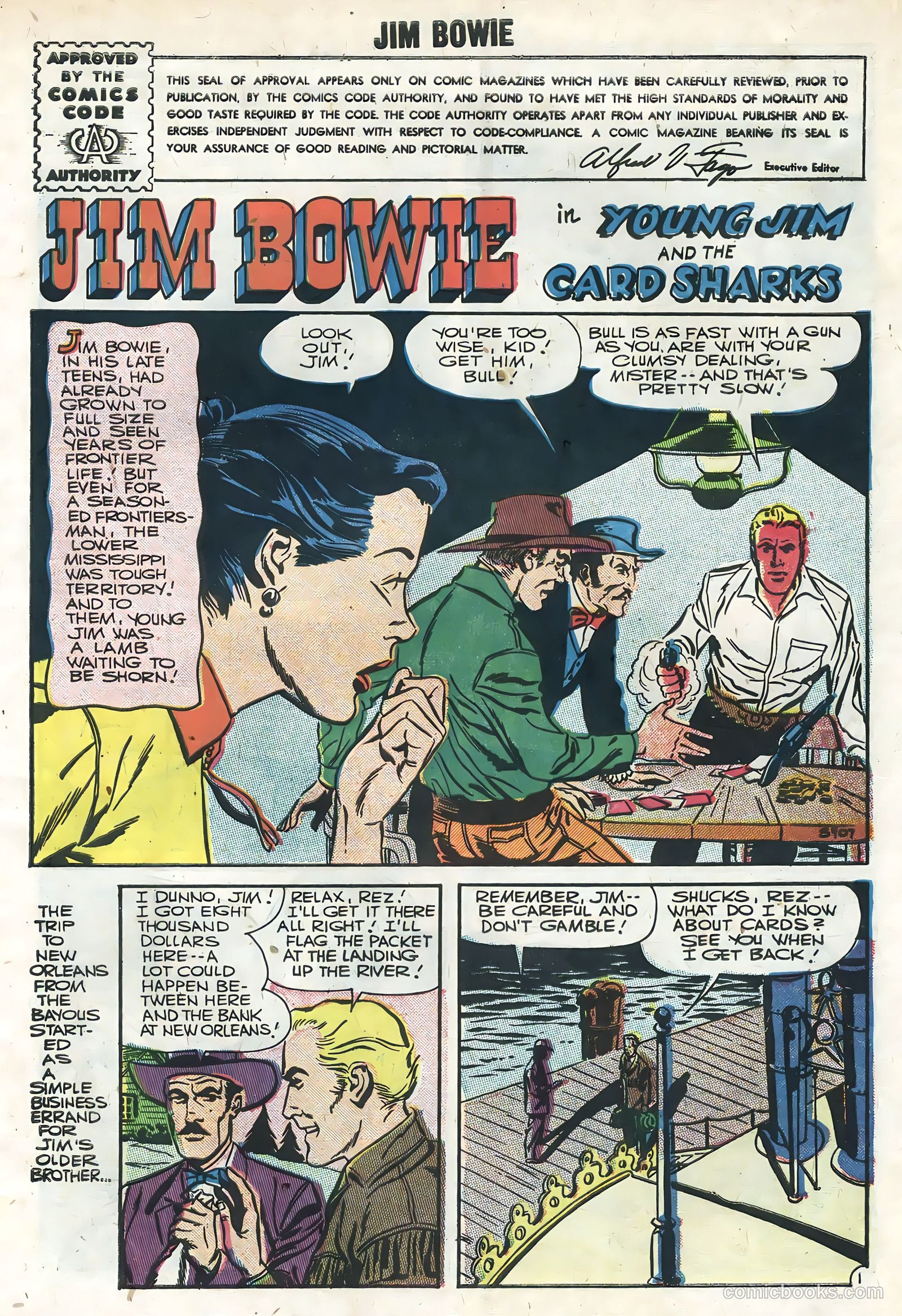 Jim Bowie #18 (1957) — page 3 of 36
