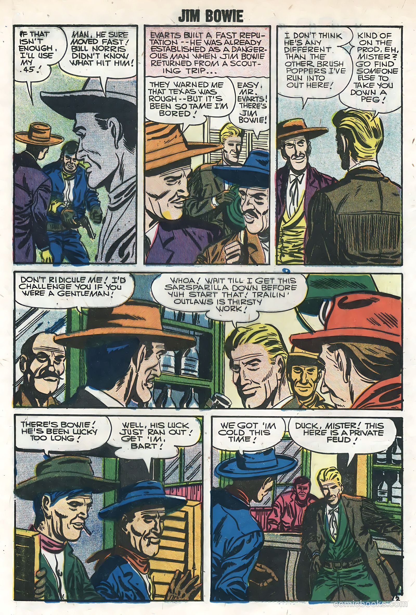 Jim Bowie #18 (1957) — page 12 of 36