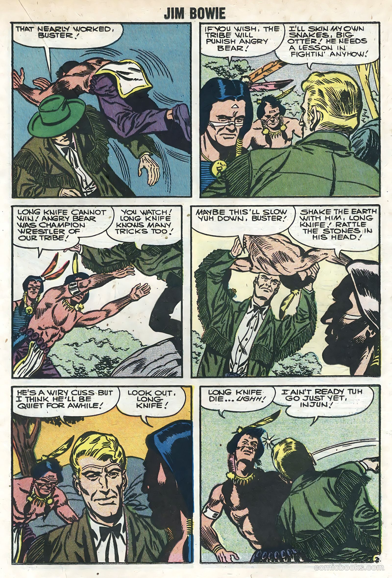 Jim Bowie #18 (1957) — page 19 of 36