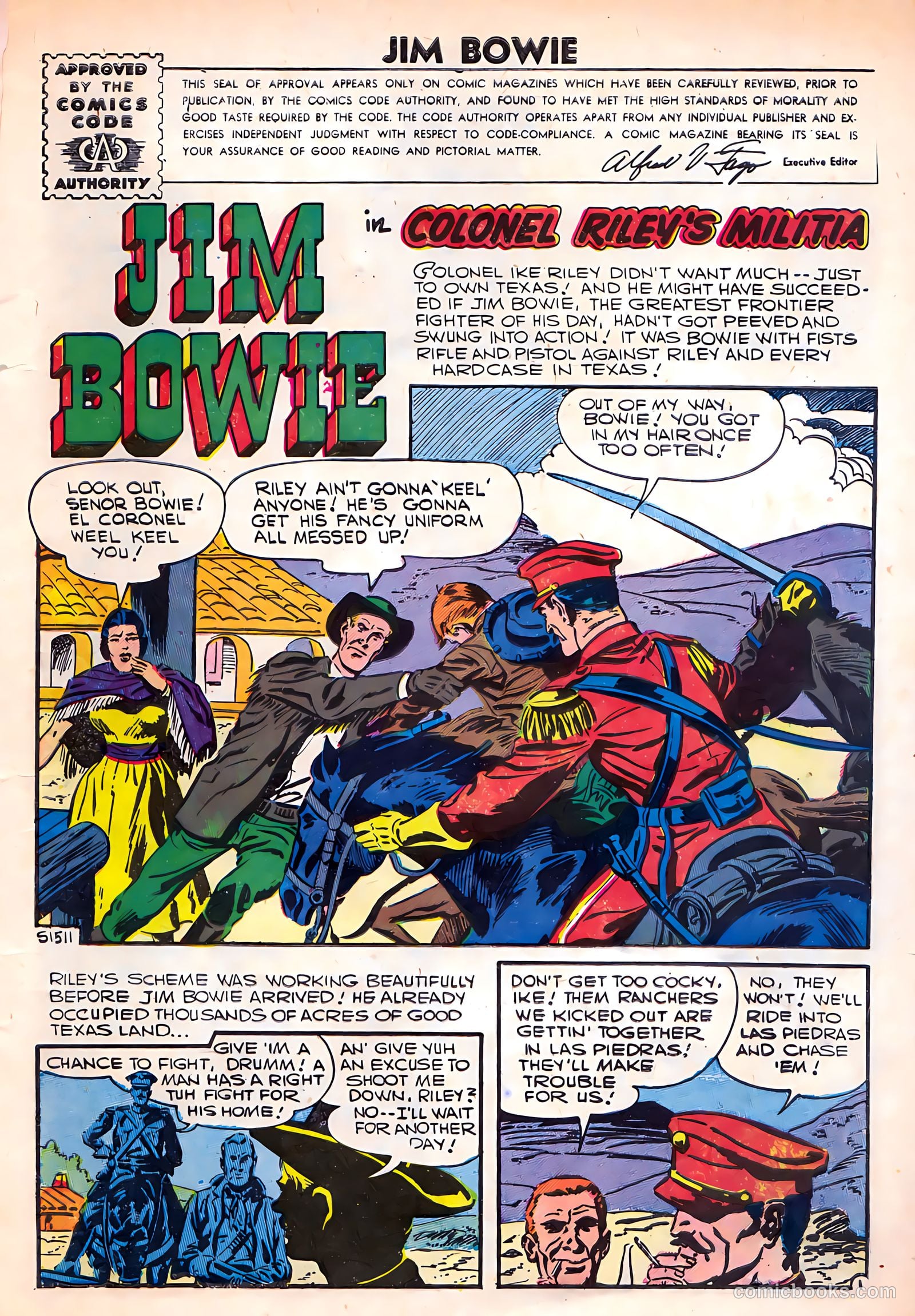 Jim Bowie #19 (1957) — page 3 of 36