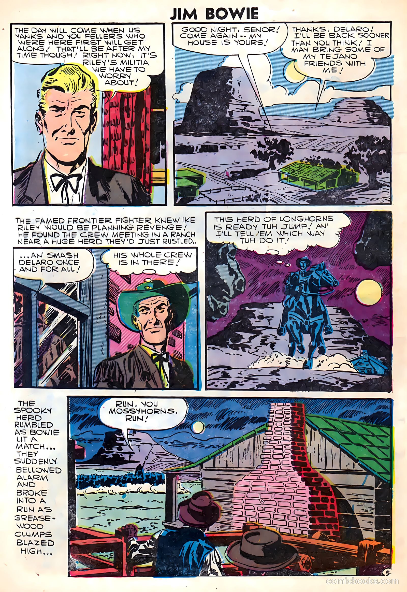 Jim Bowie #19 (1957) — page 8 of 36