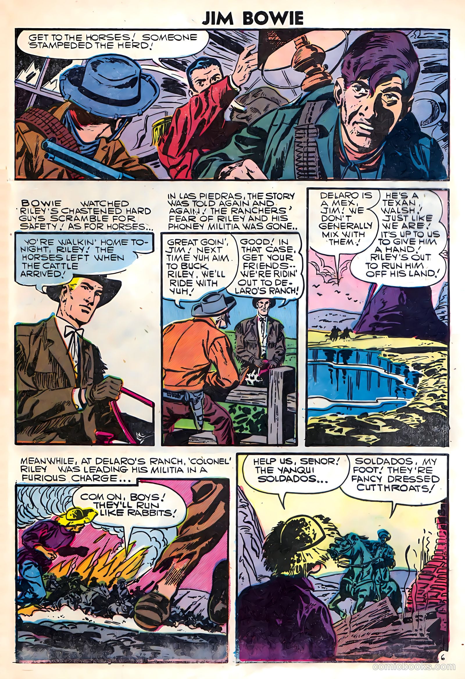 Jim Bowie #19 (1957) — page 9 of 36