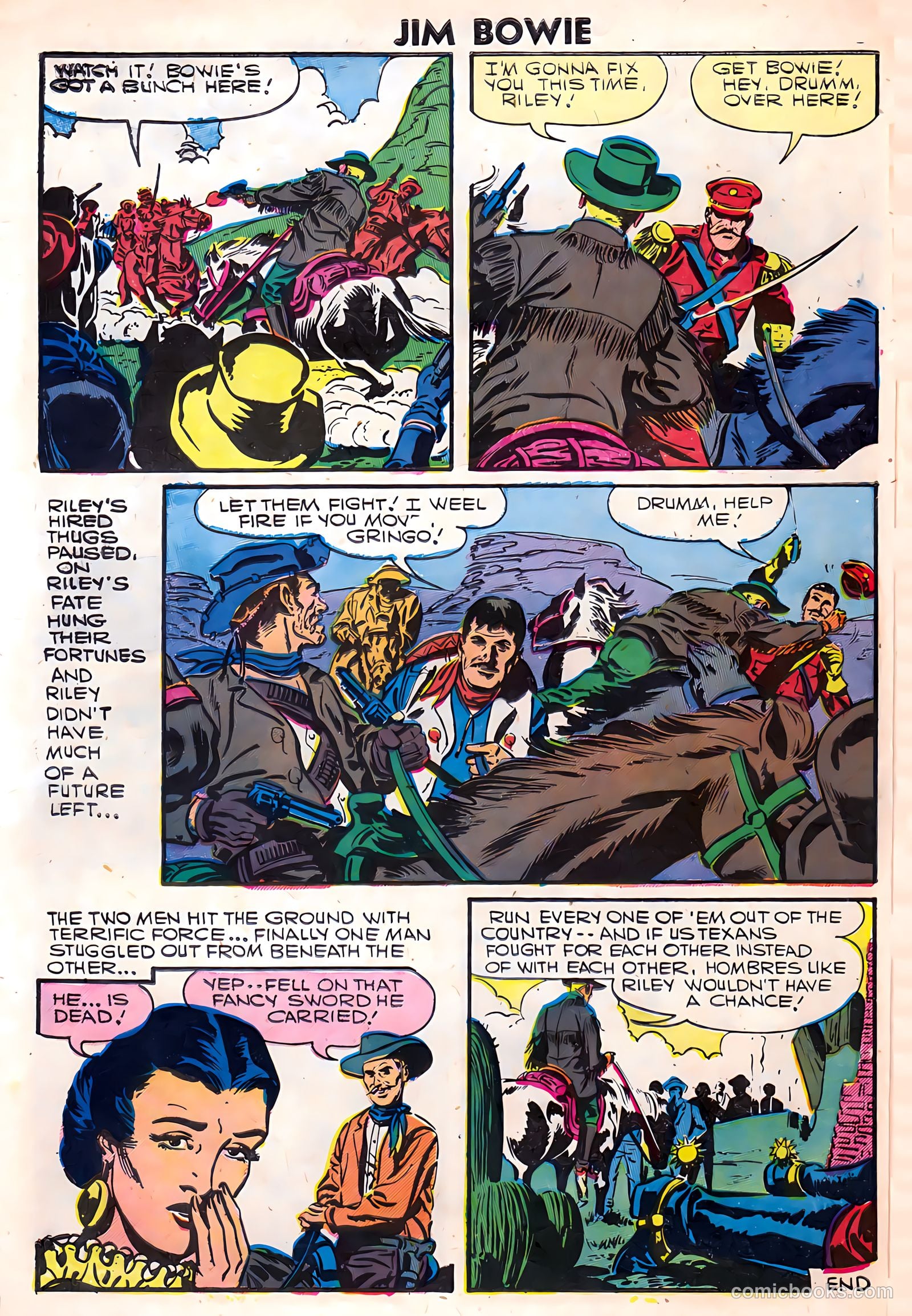 Jim Bowie #19 (1957) — page 10 of 36
