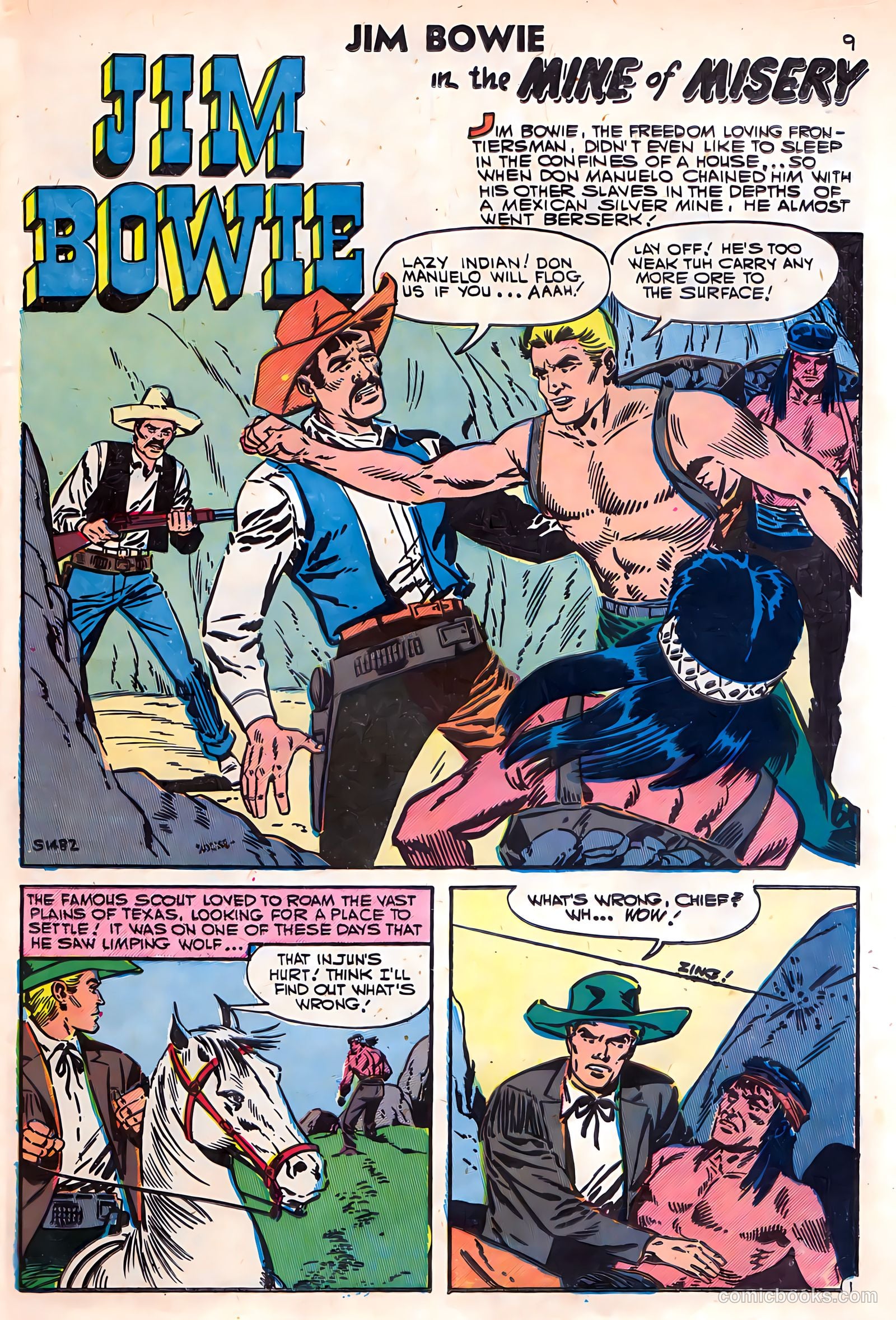 Jim Bowie #19 (1957) — page 11 of 36