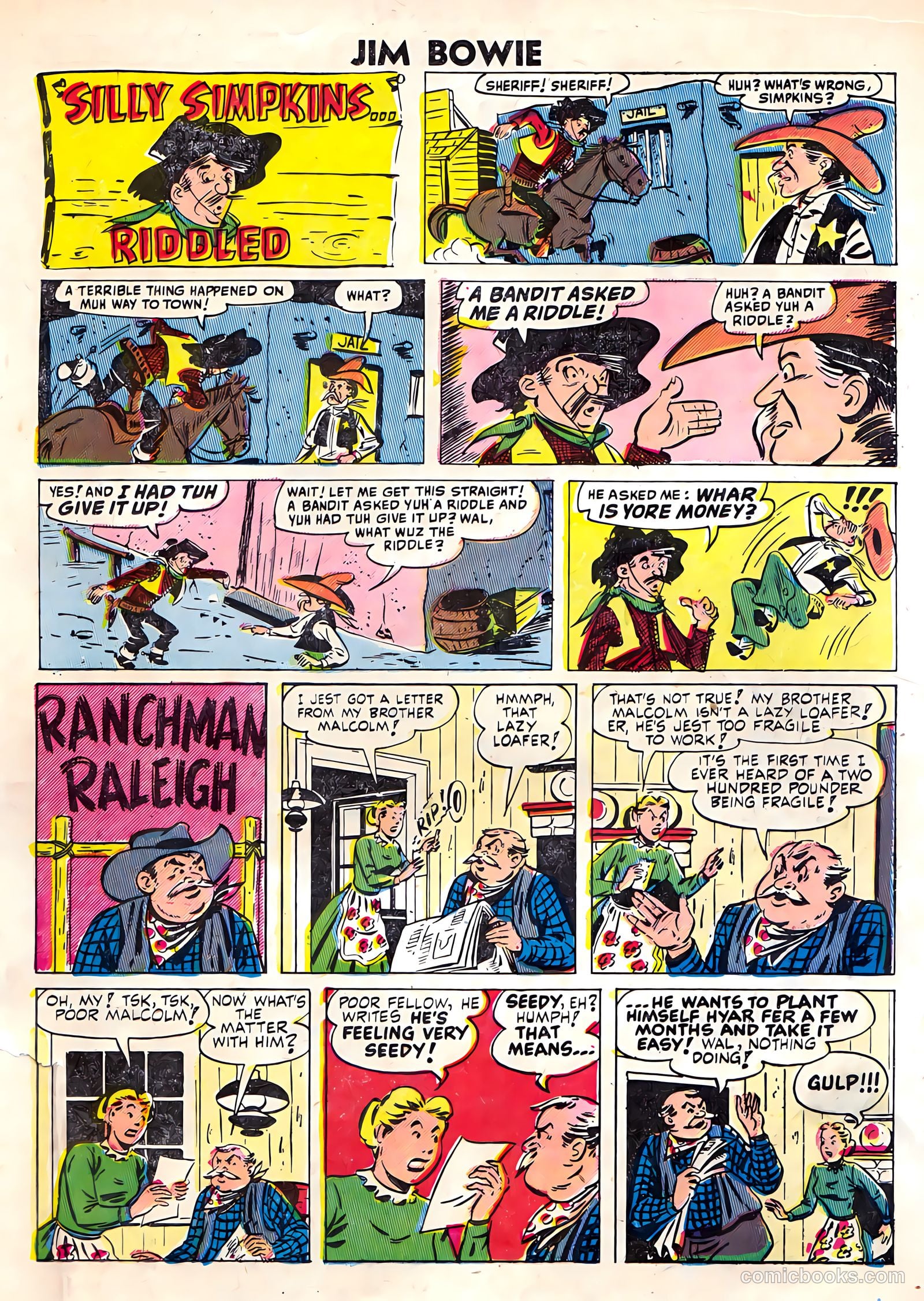 Jim Bowie #19 (1957) — page 17 of 36