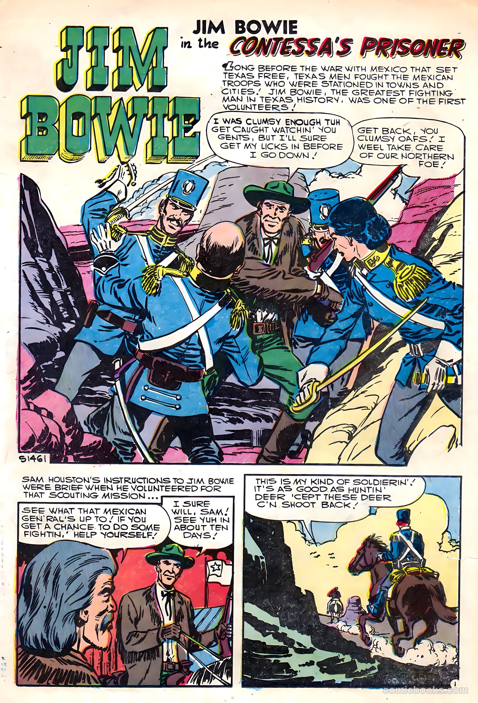 Jim Bowie #19 (1957) — page 20 of 36