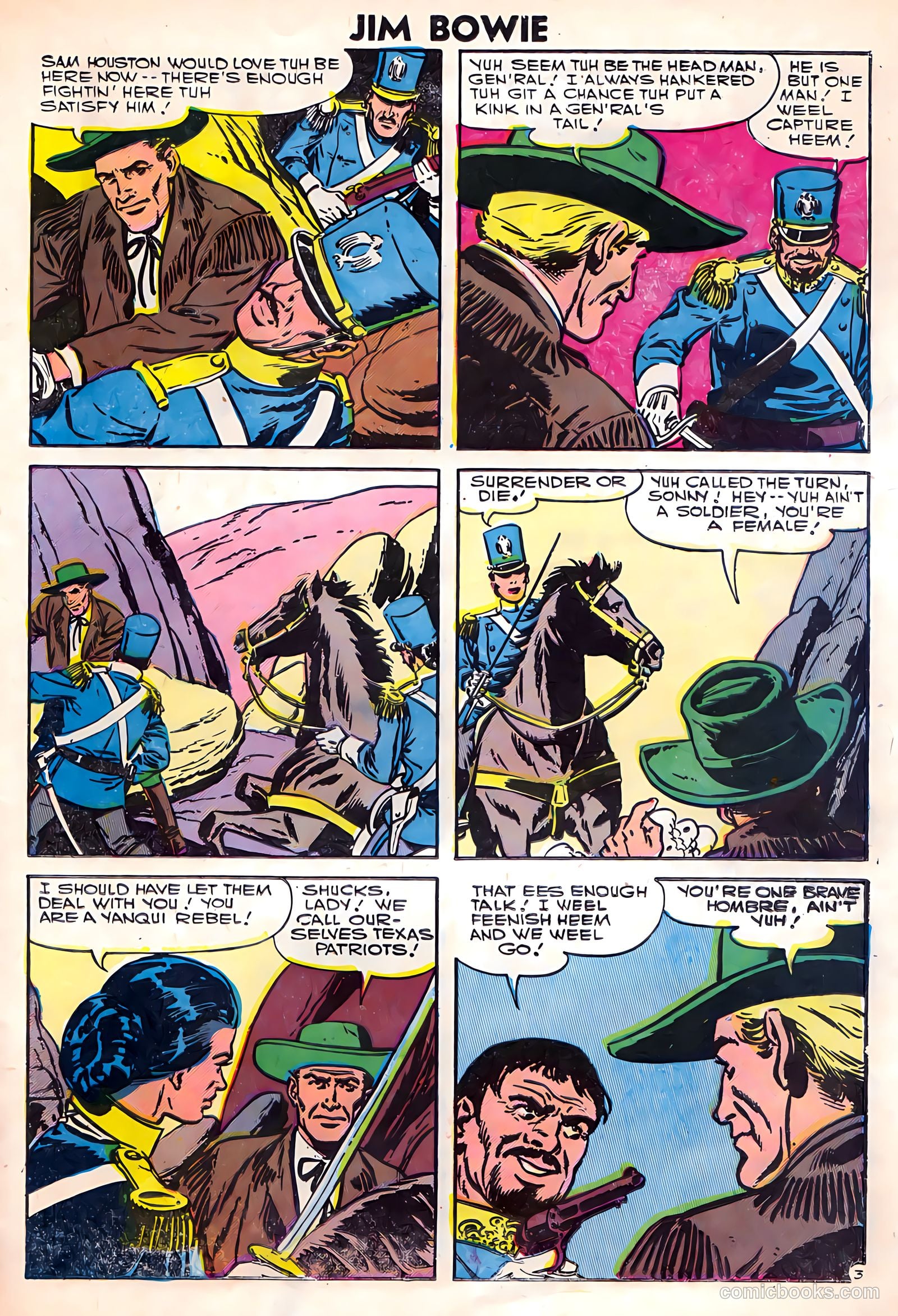 Jim Bowie #19 (1957) — page 23 of 36