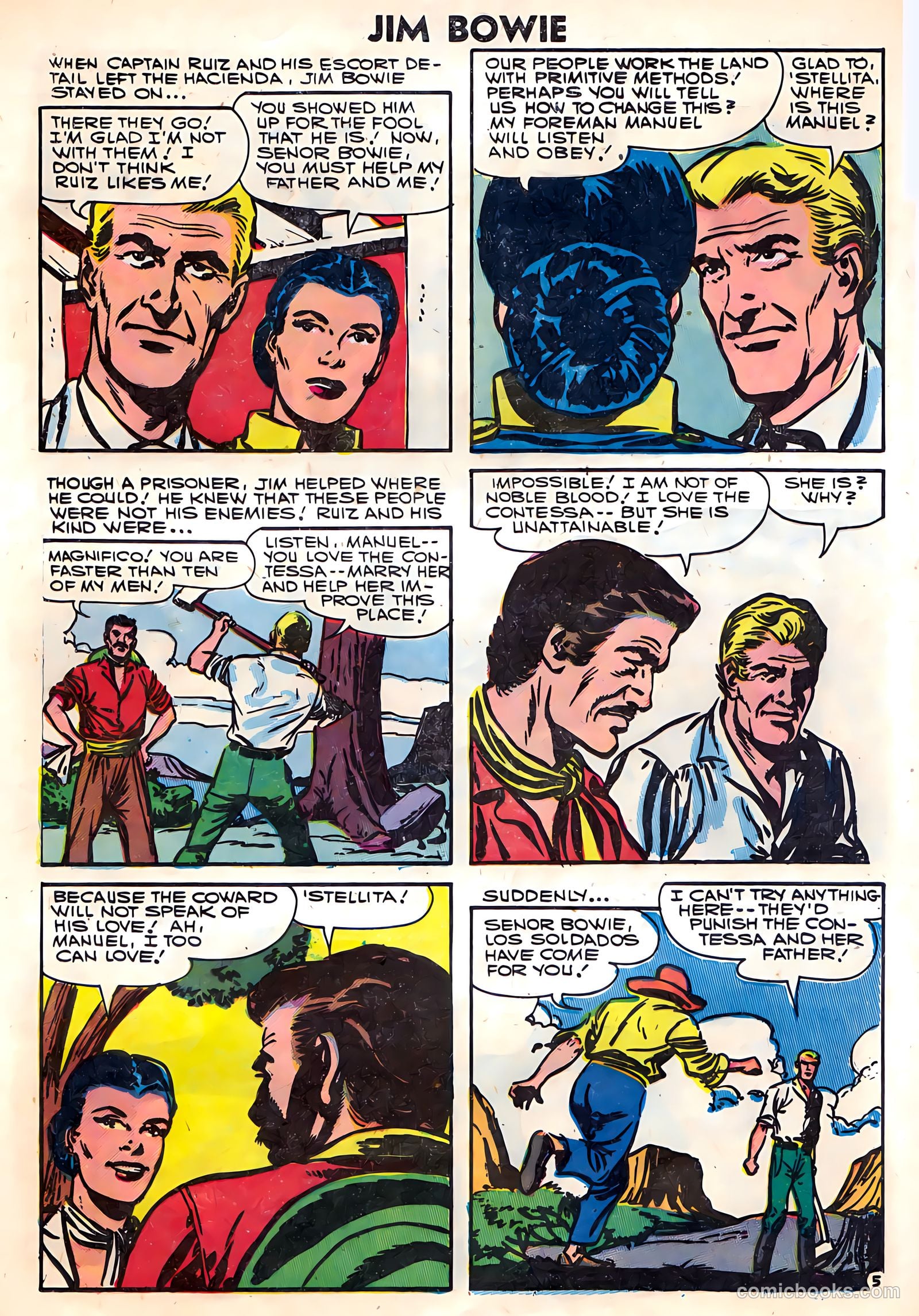 Jim Bowie #19 (1957) — page 25 of 36