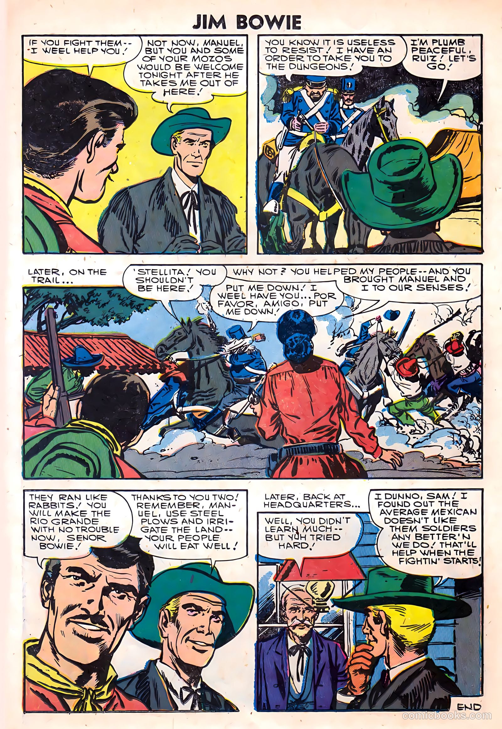 Jim Bowie #19 (1957) — page 26 of 36