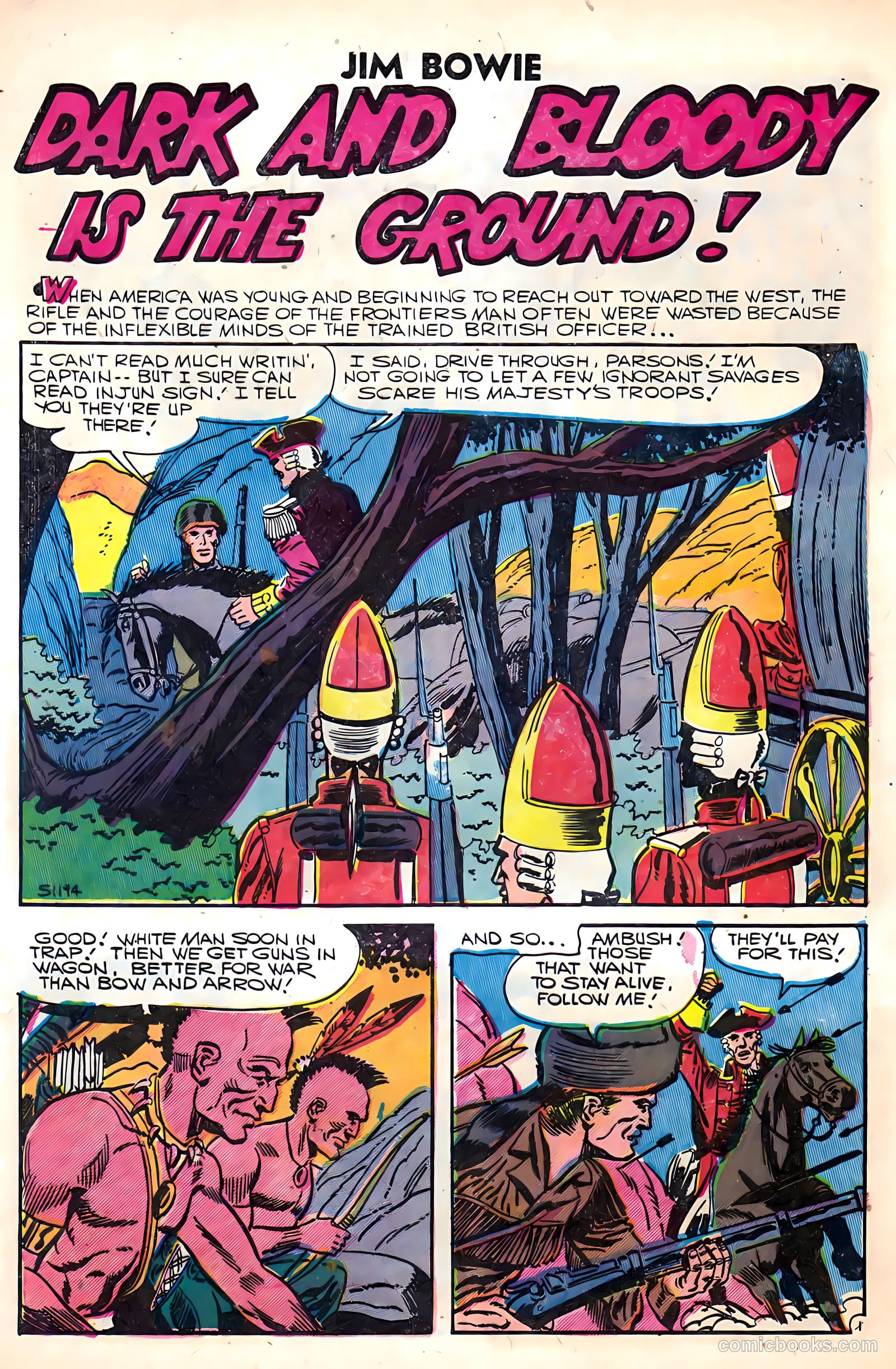 Jim Bowie #19 (1957) — page 28 of 36