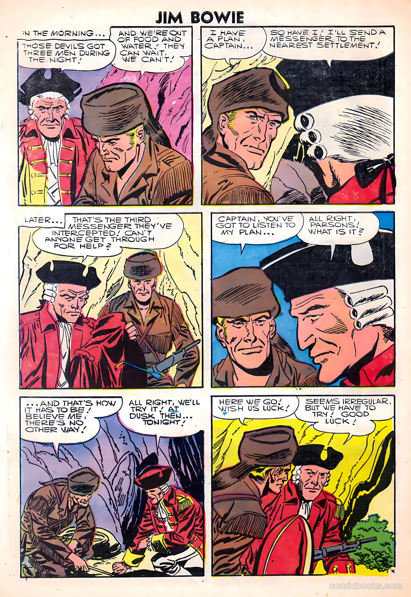 Jim Bowie #19 (1957) — page 30 of 36