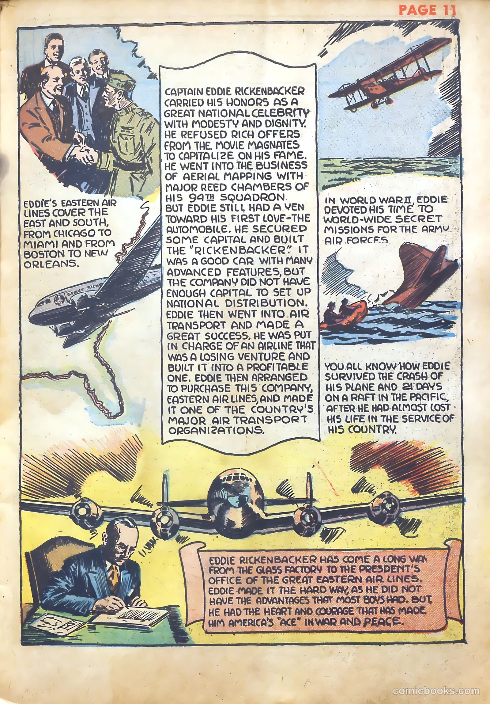 Jim Ray's Aviation Sketchbook #1 (1946) — page 13 of 67
