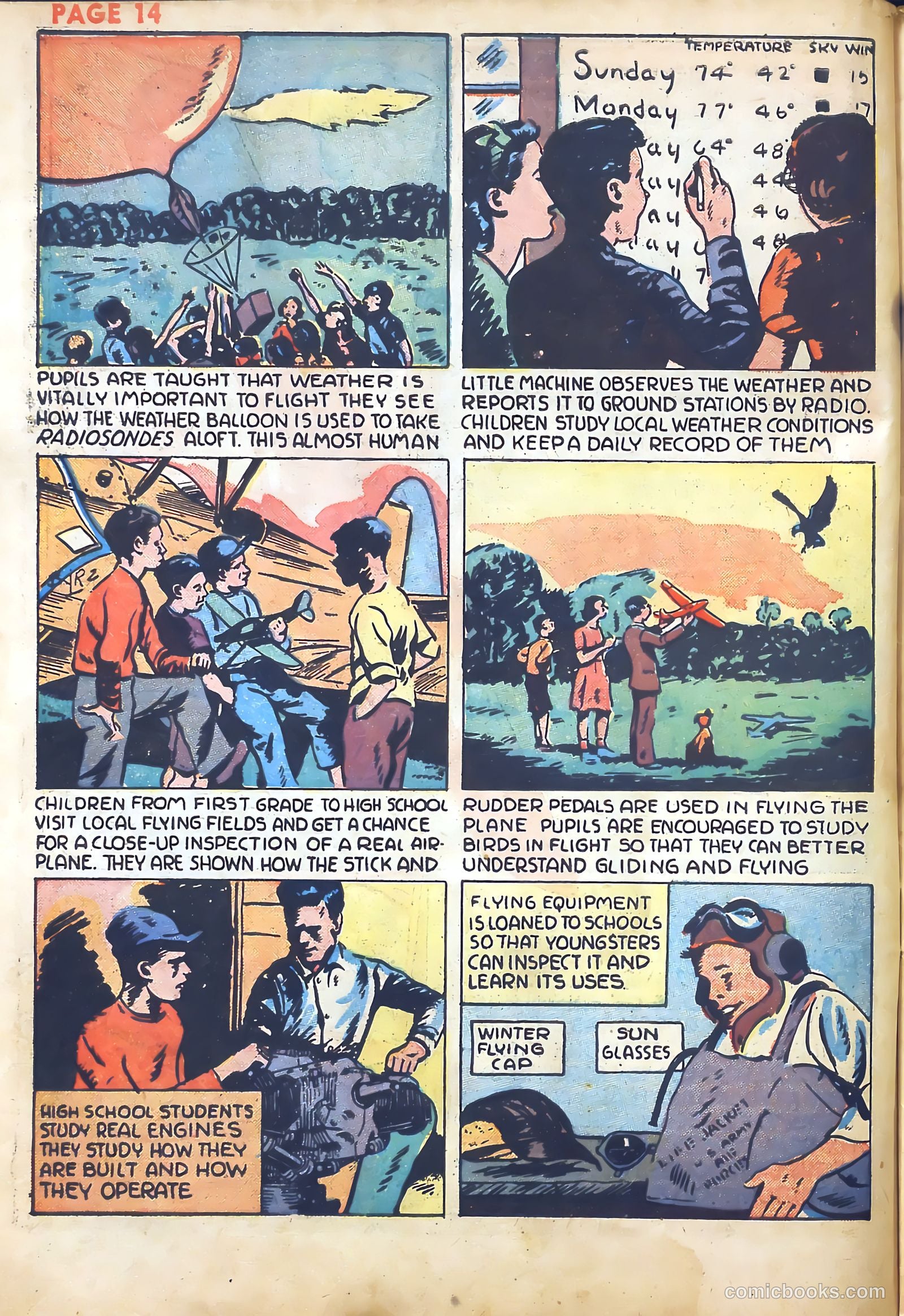 Jim Ray's Aviation Sketchbook #1 (1946) — page 16 of 67