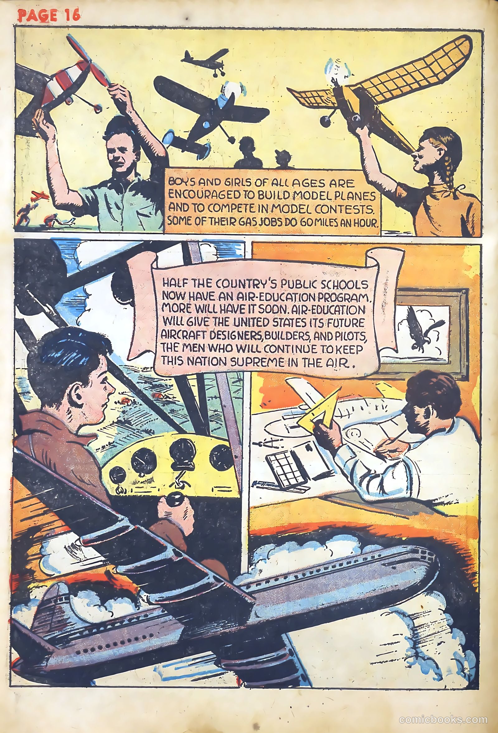 Jim Ray's Aviation Sketchbook #1 (1946) — page 18 of 67