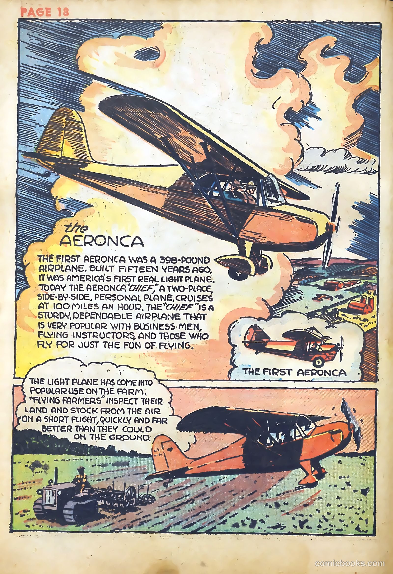 Jim Ray's Aviation Sketchbook #1 (1946) — page 20 of 67