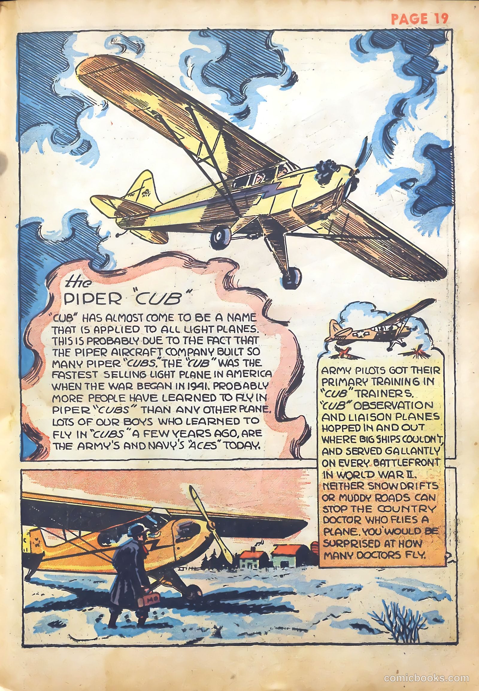 Jim Ray's Aviation Sketchbook #1 (1946) — page 21 of 67
