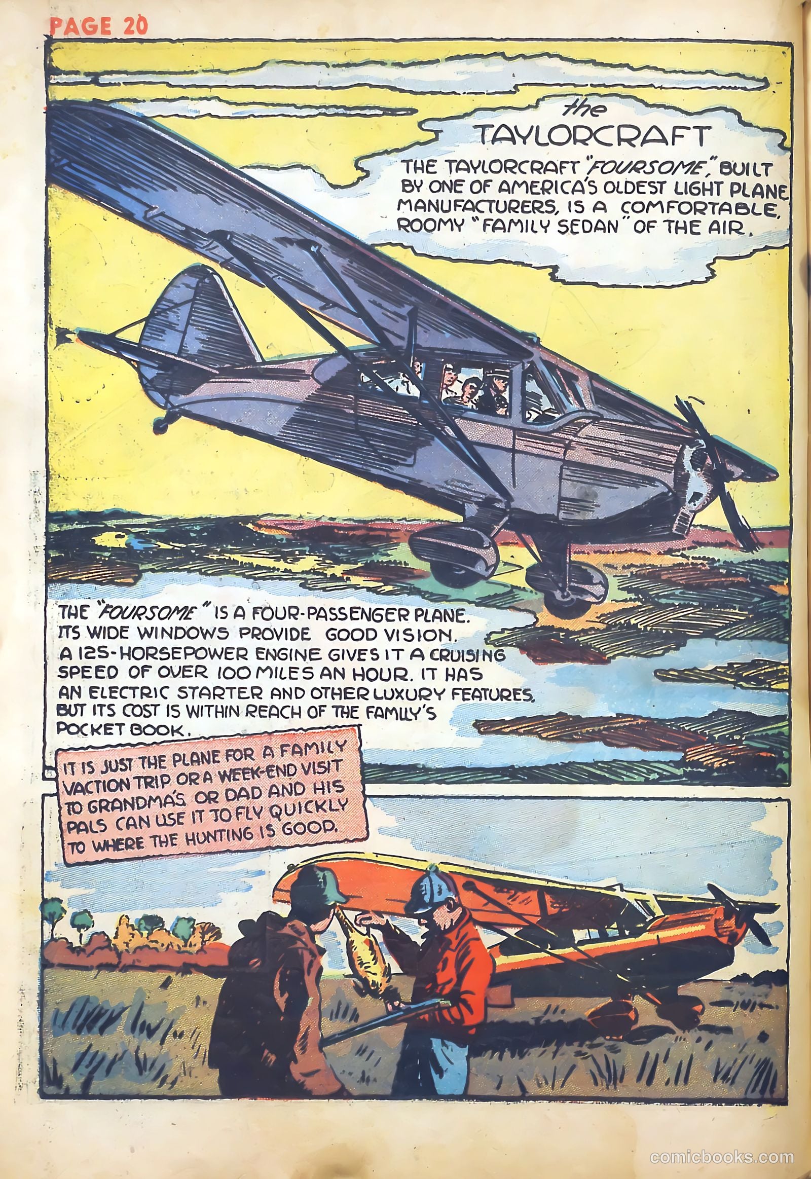 Jim Ray's Aviation Sketchbook #1 (1946) — page 22 of 67