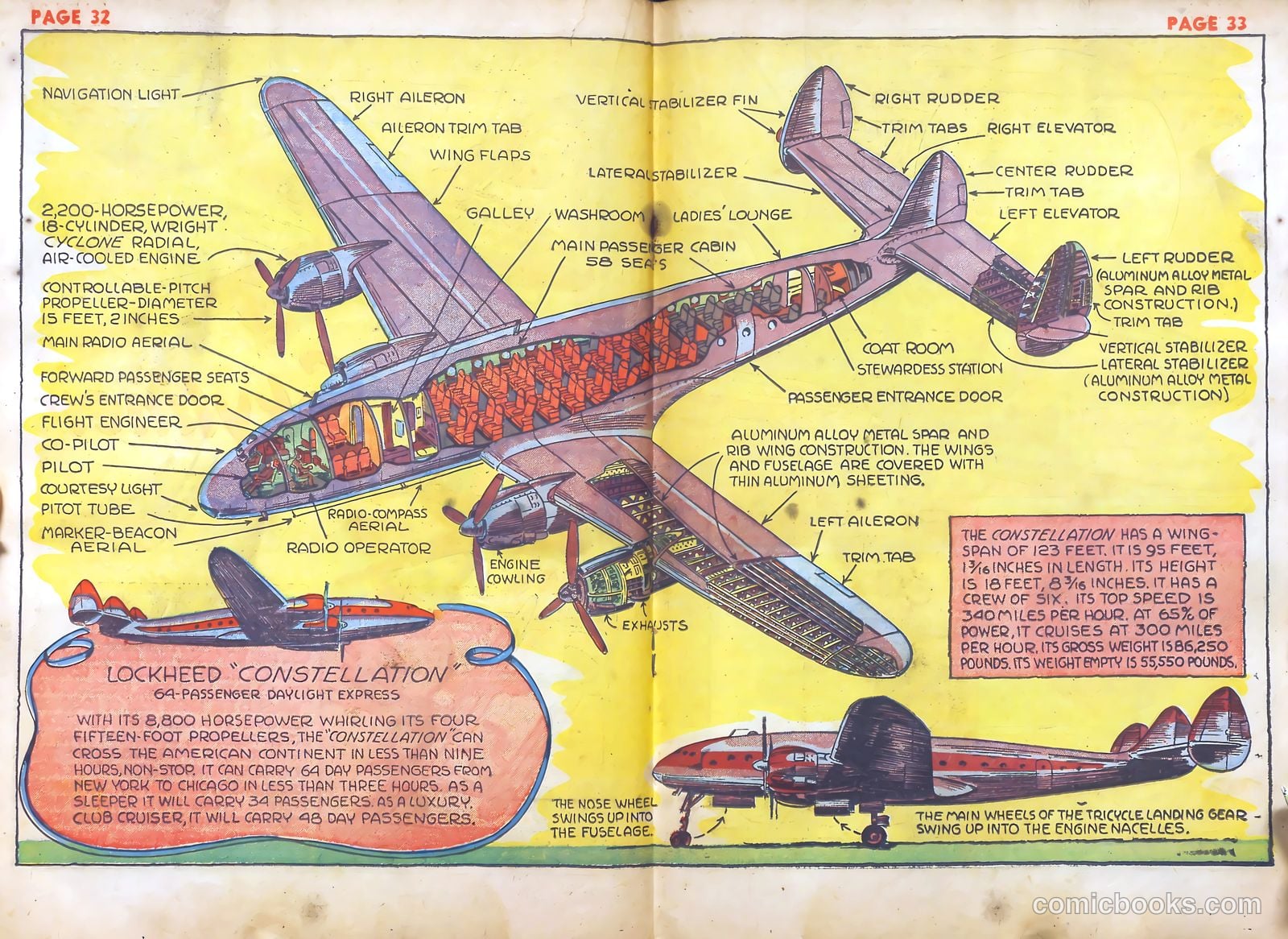 Jim Ray's Aviation Sketchbook #1 (1946) — page 34 of 67