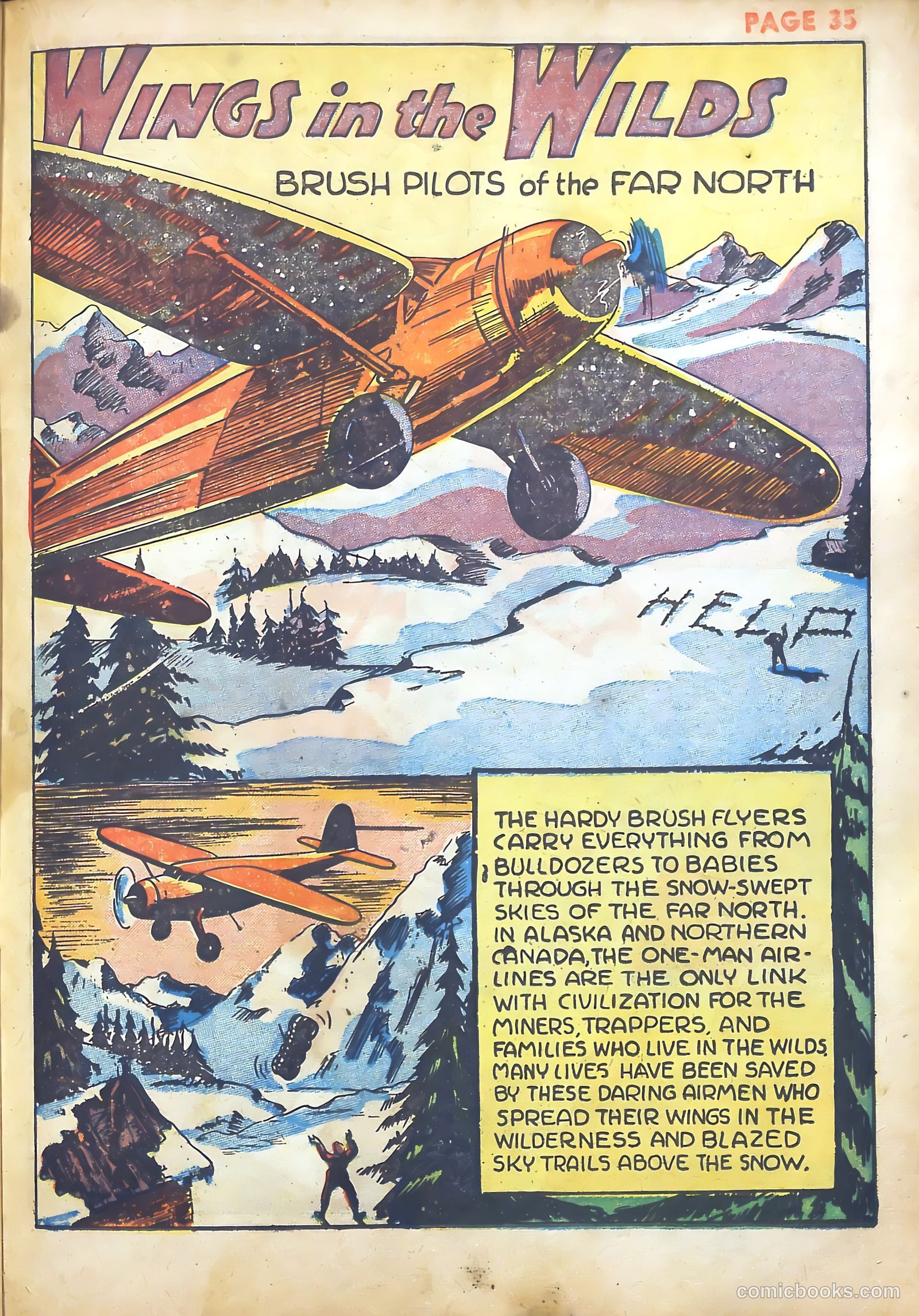 Jim Ray's Aviation Sketchbook #1 (1946) — page 36 of 67