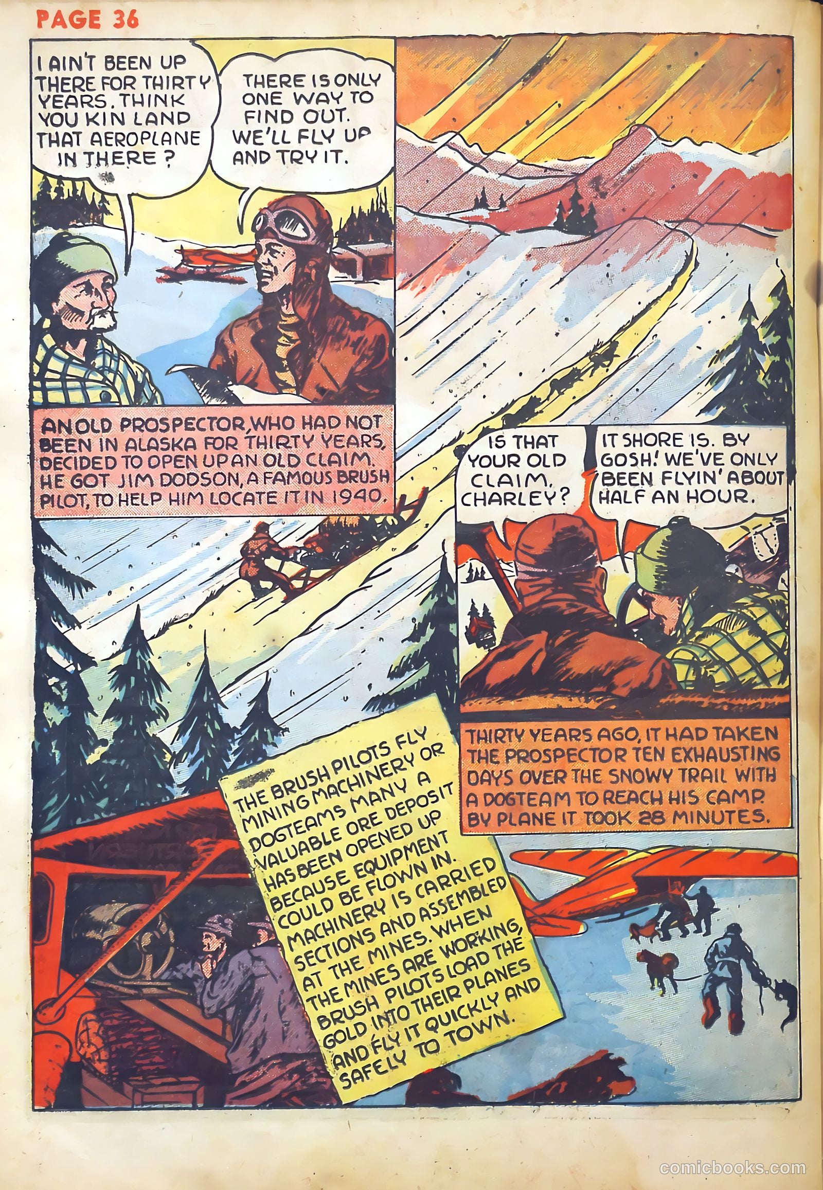 Jim Ray's Aviation Sketchbook #1 (1946) — page 37 of 67