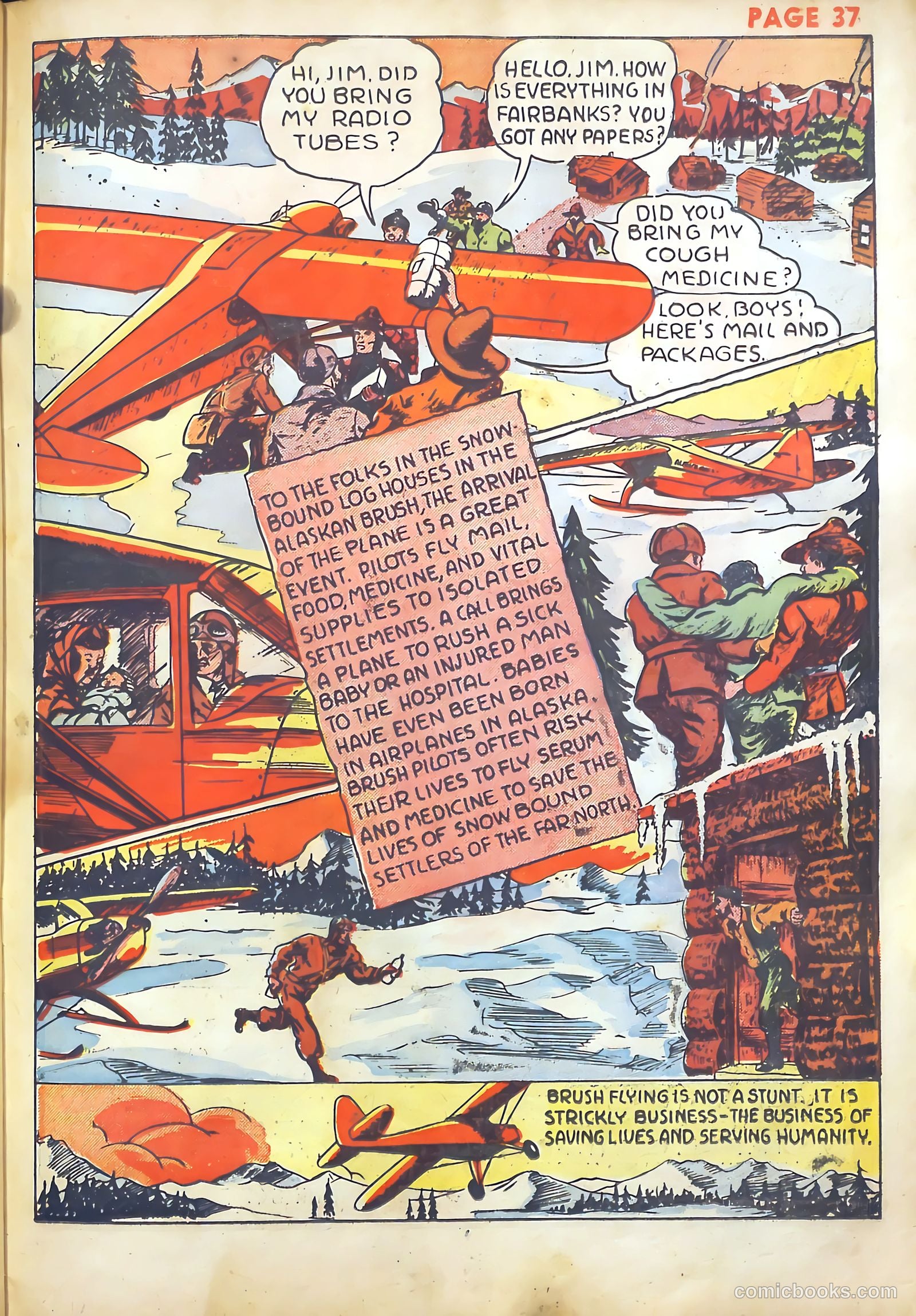 Jim Ray's Aviation Sketchbook #1 (1946) — page 38 of 67