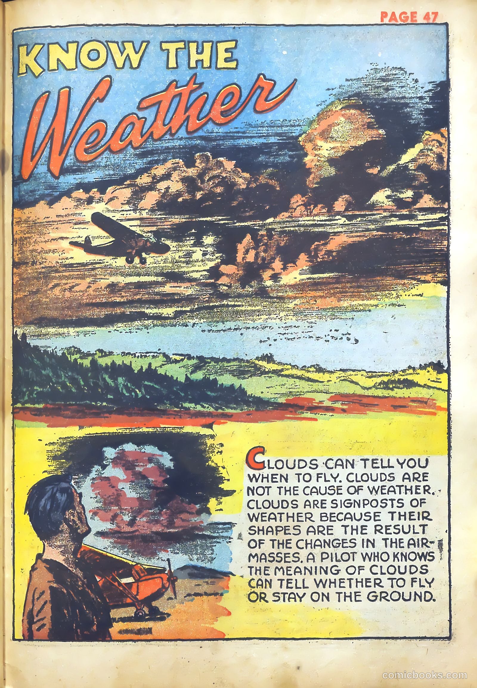 Jim Ray's Aviation Sketchbook #1 (1946) — page 48 of 67