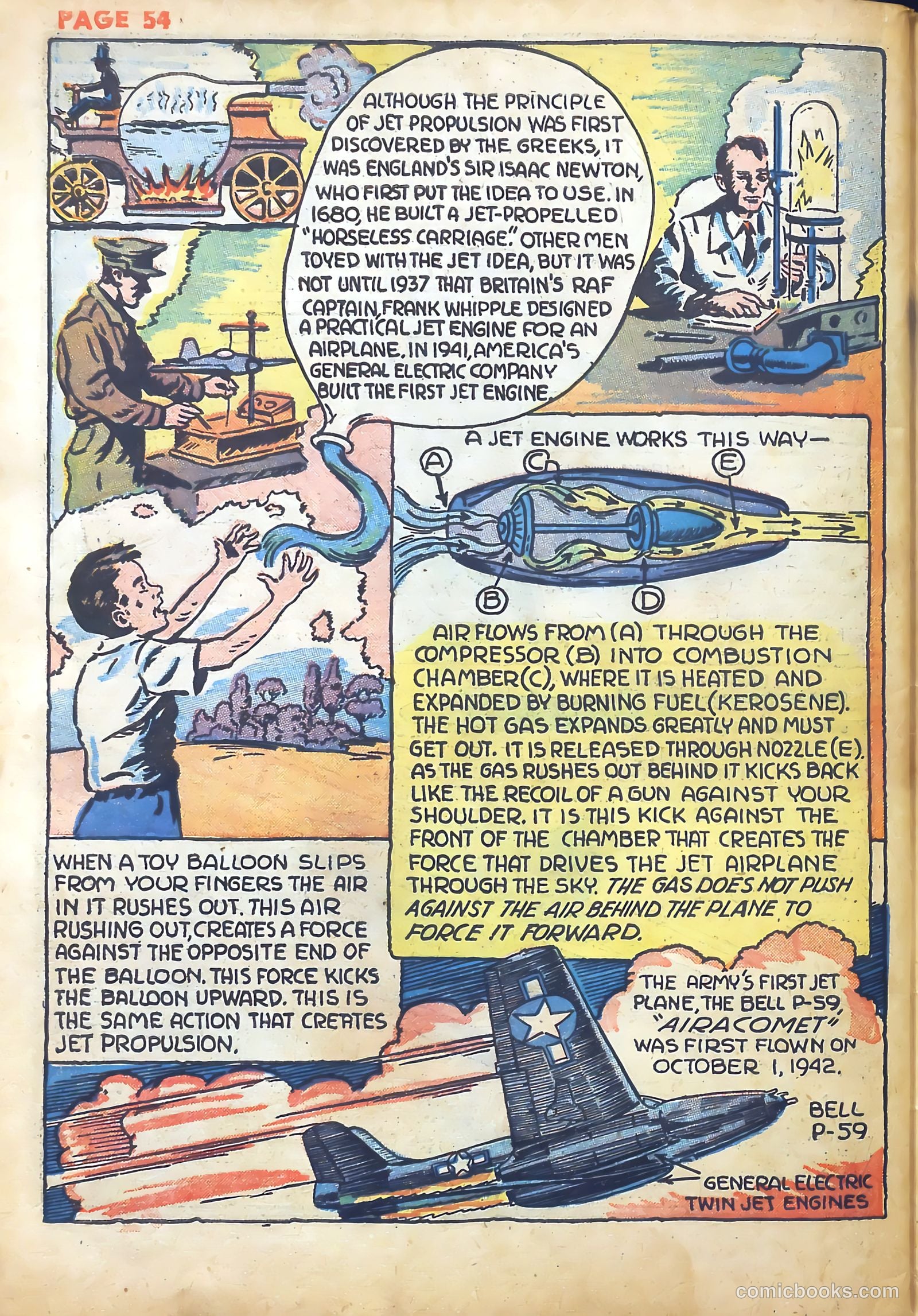 Jim Ray's Aviation Sketchbook #1 (1946) — page 55 of 67
