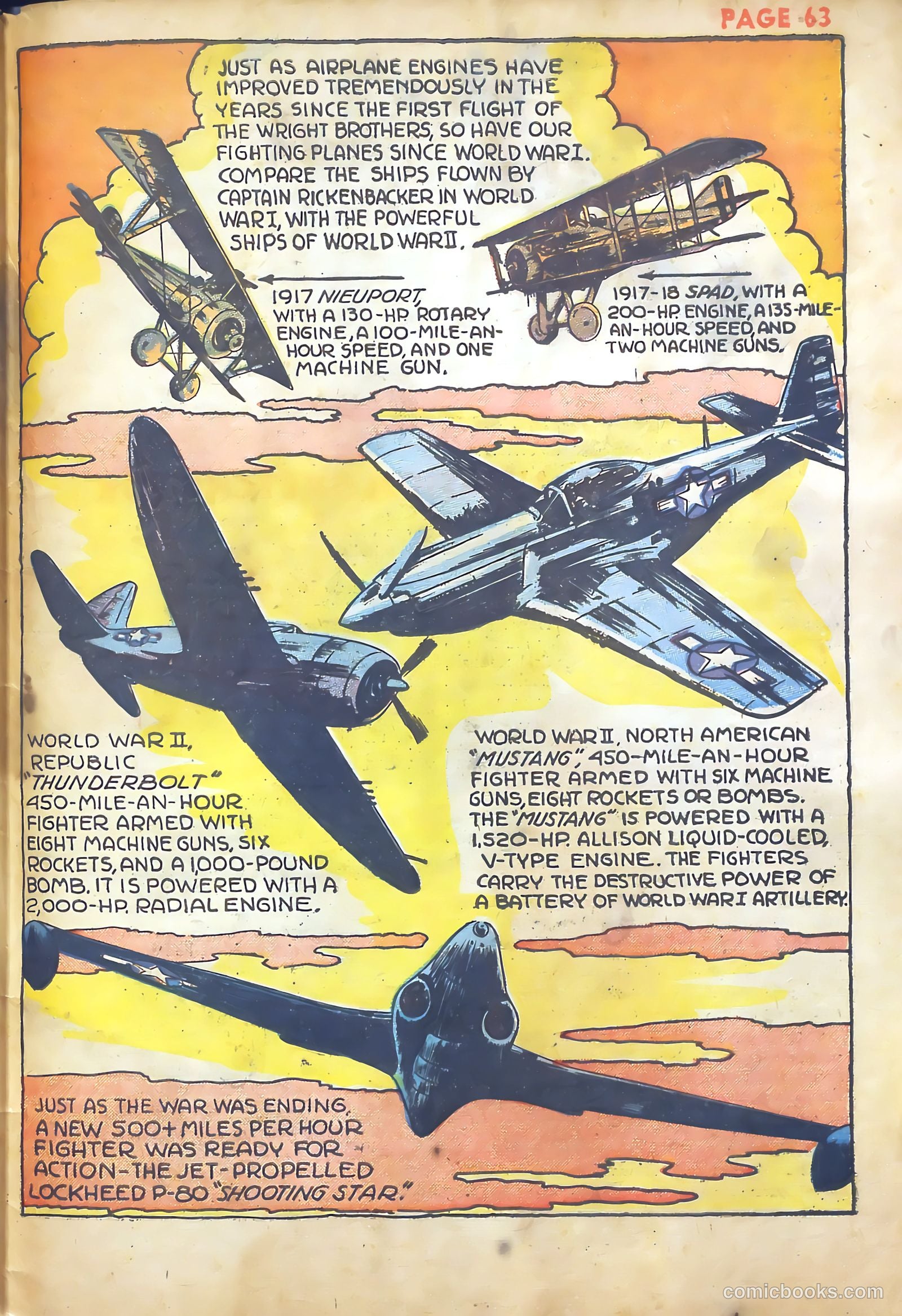 Jim Ray's Aviation Sketchbook #1 (1946) — page 64 of 67