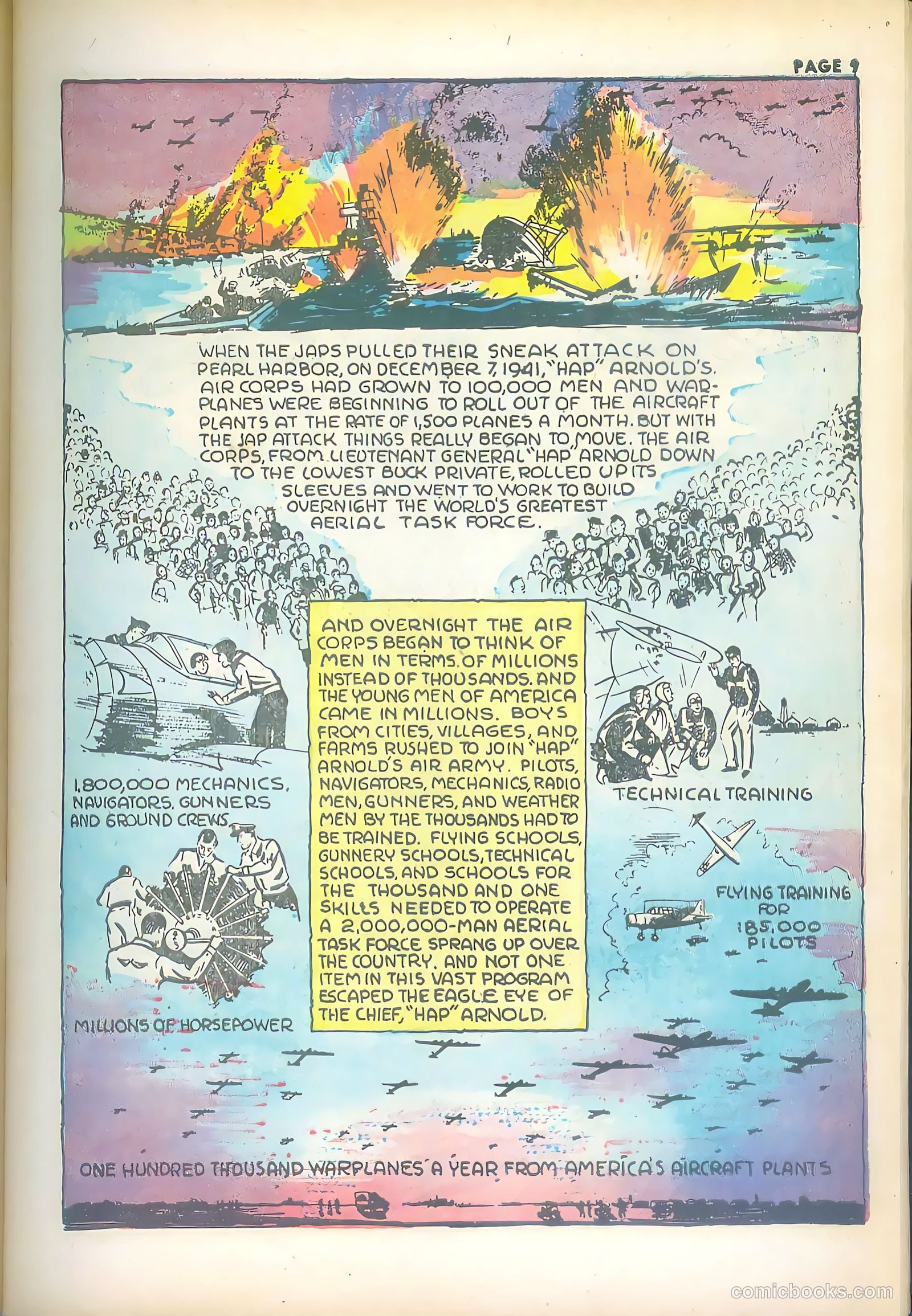 Jim Ray's Aviation Sketchbook #2 (1946) — page 9 of 66