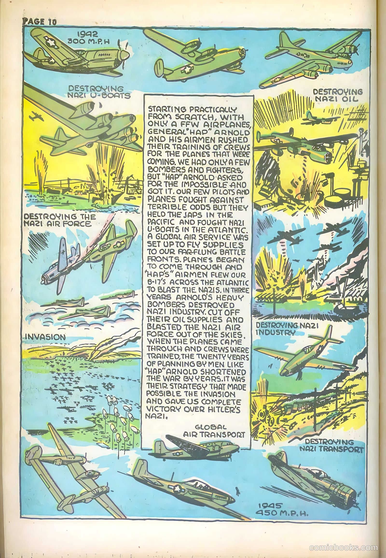 Jim Ray's Aviation Sketchbook #2 (1946) — page 10 of 66