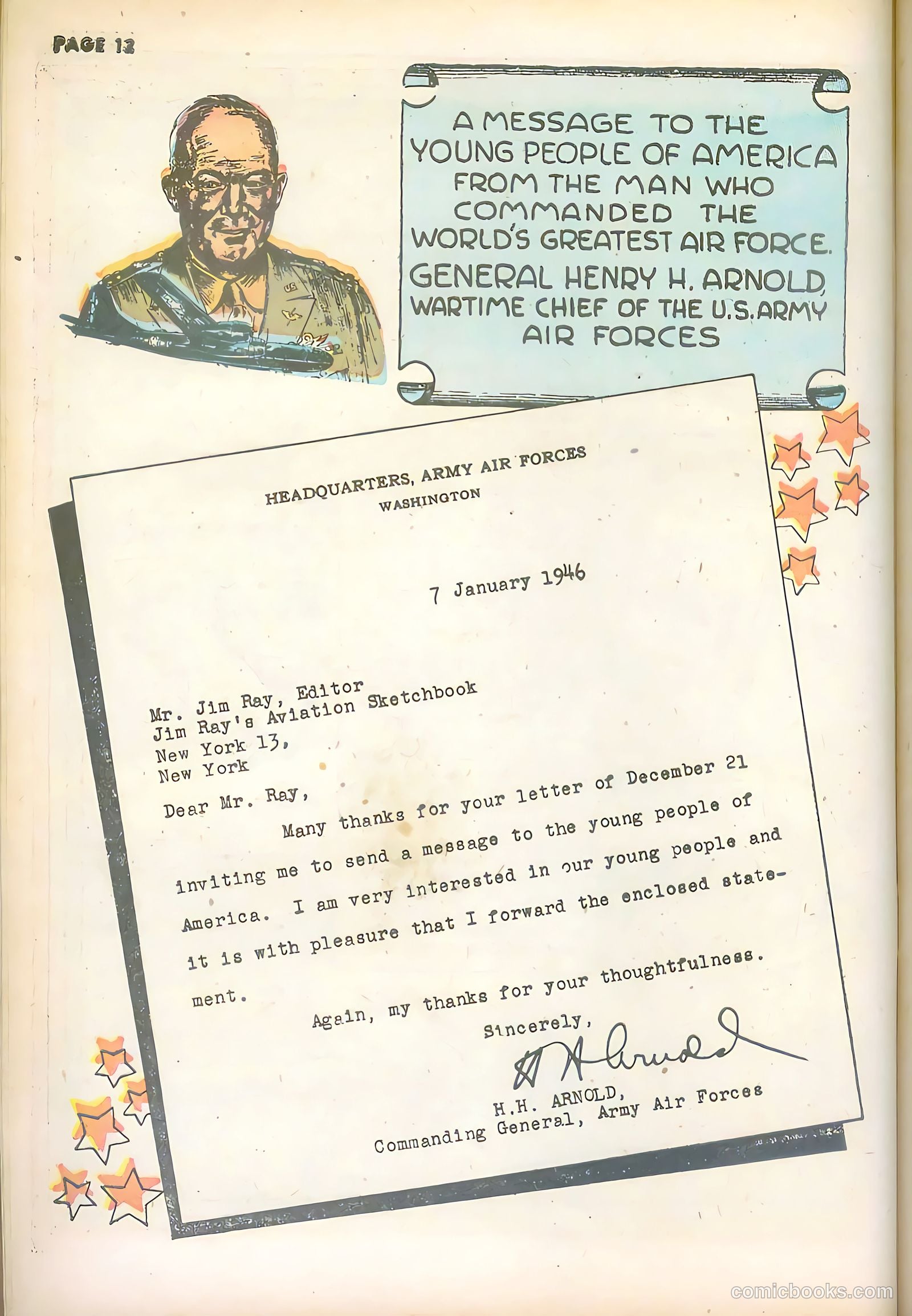 Jim Ray's Aviation Sketchbook #2 (1946) — page 12 of 66