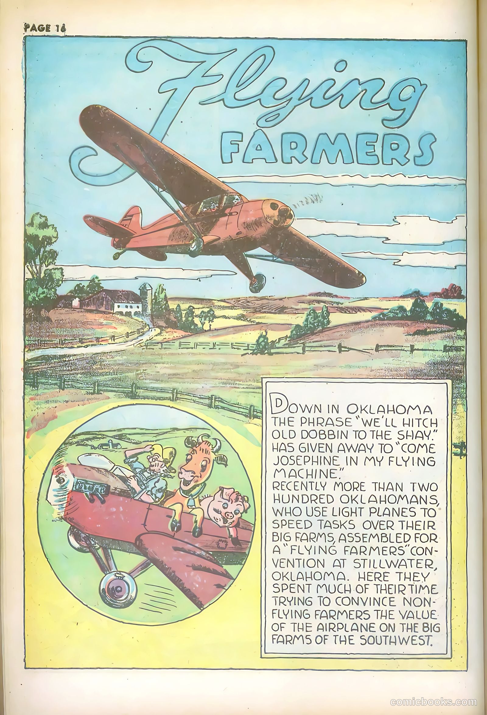 Jim Ray's Aviation Sketchbook #2 (1946) — page 16 of 66