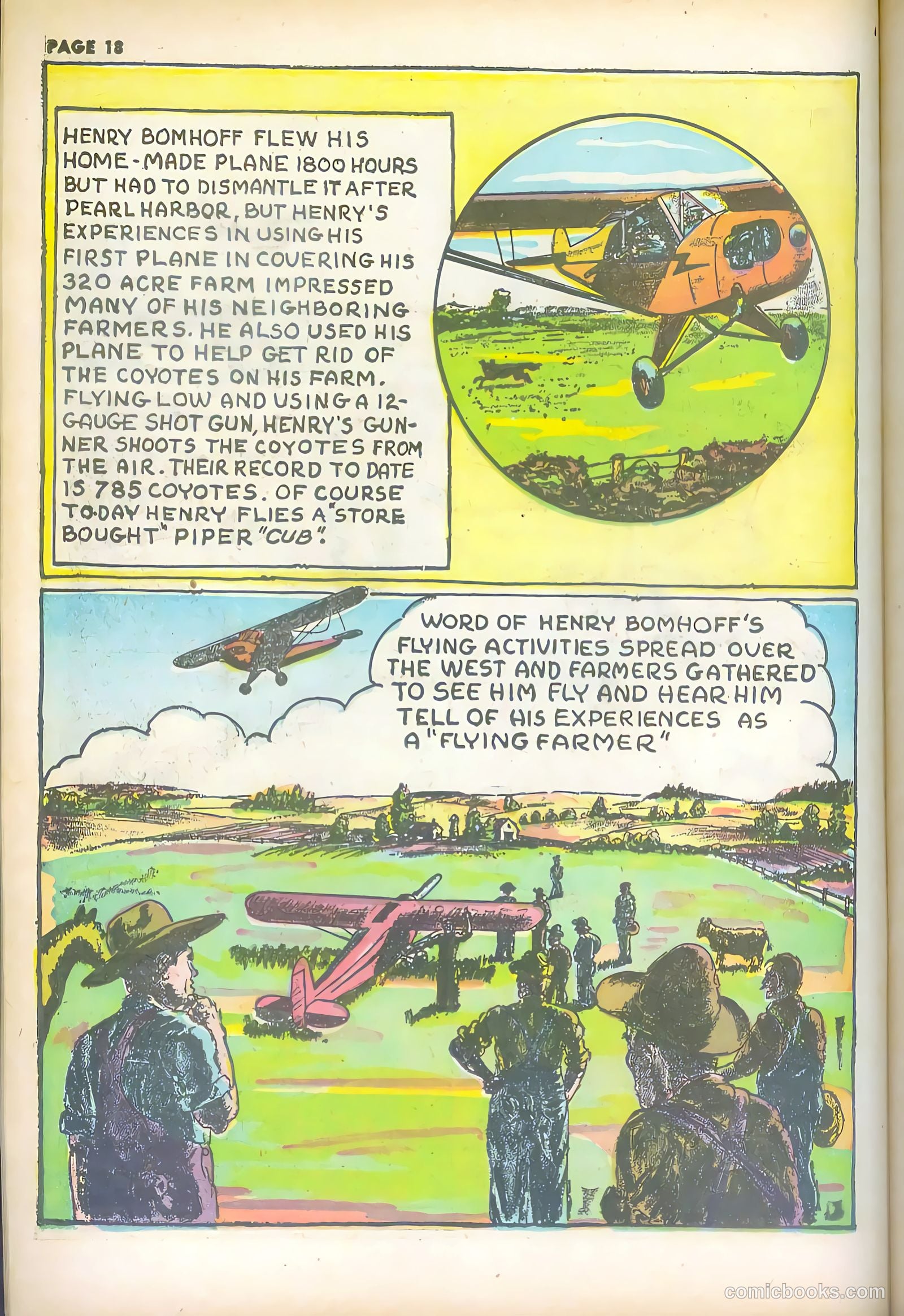 Jim Ray's Aviation Sketchbook #2 (1946) — page 18 of 66