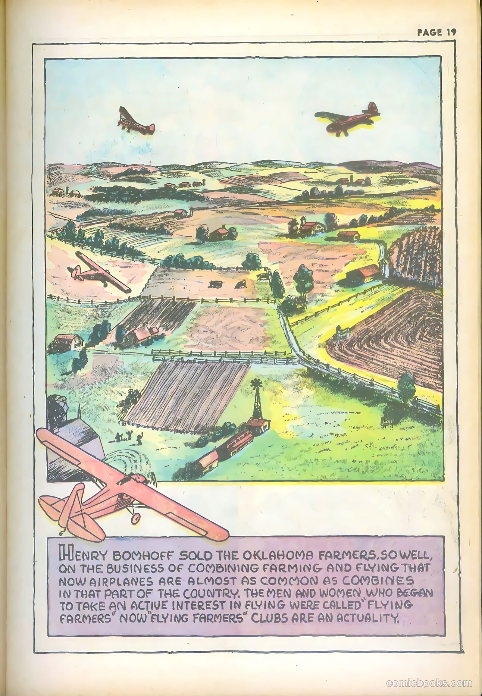Jim Ray's Aviation Sketchbook #2 (1946) — page 19 of 66