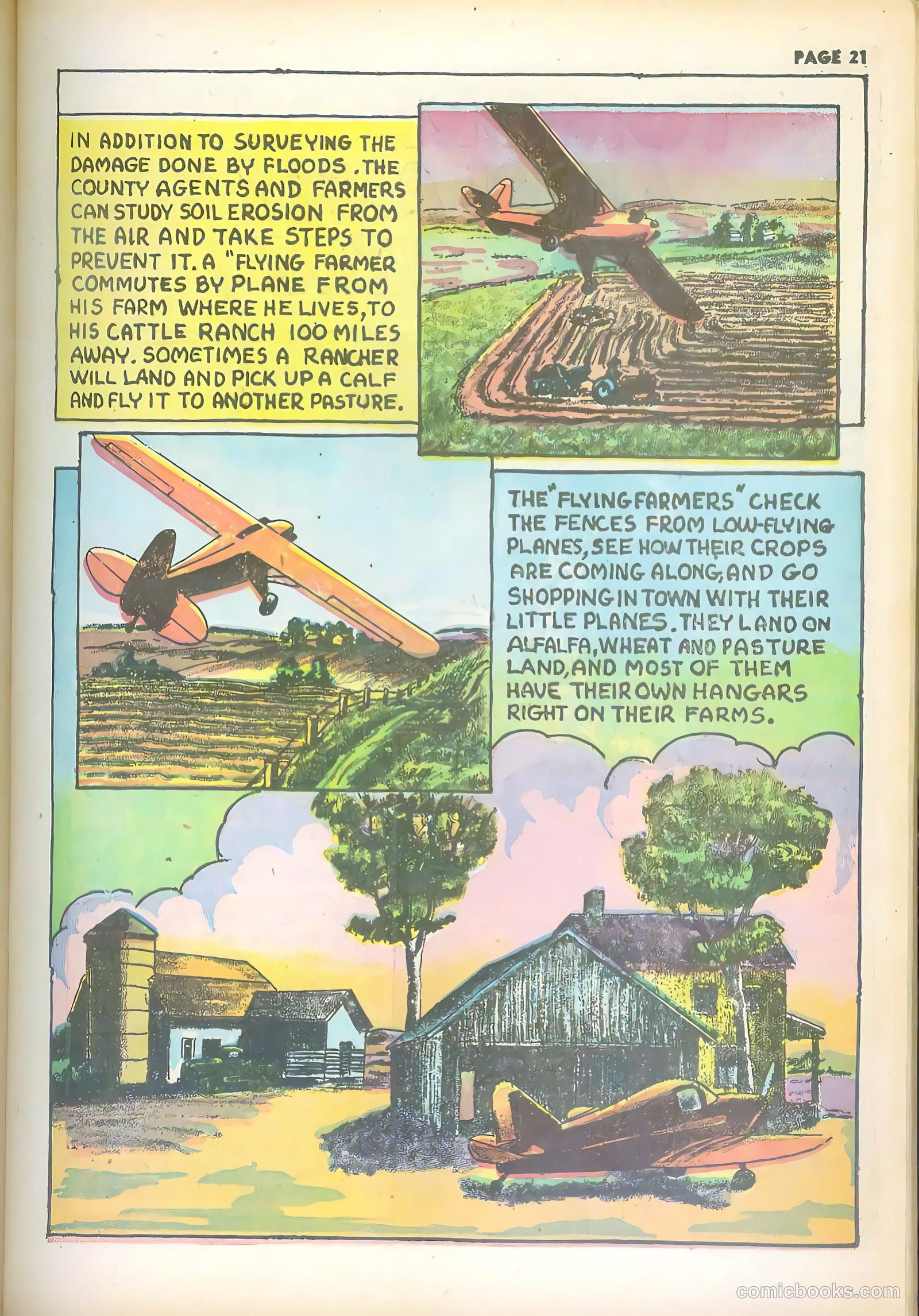 Jim Ray's Aviation Sketchbook #2 (1946) — page 21 of 66