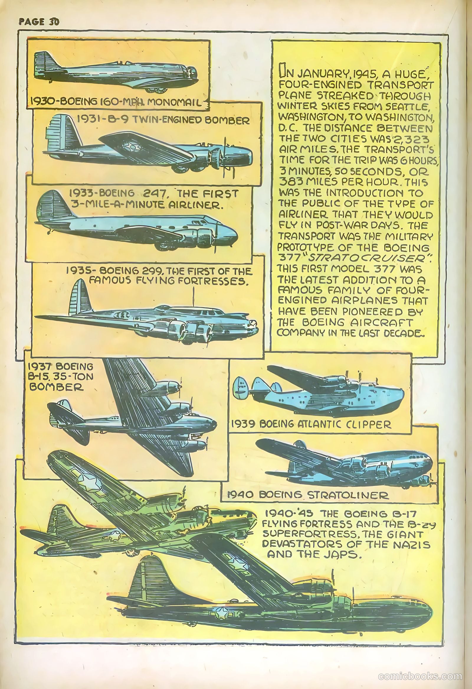 Jim Ray's Aviation Sketchbook #2 (1946) — page 30 of 66
