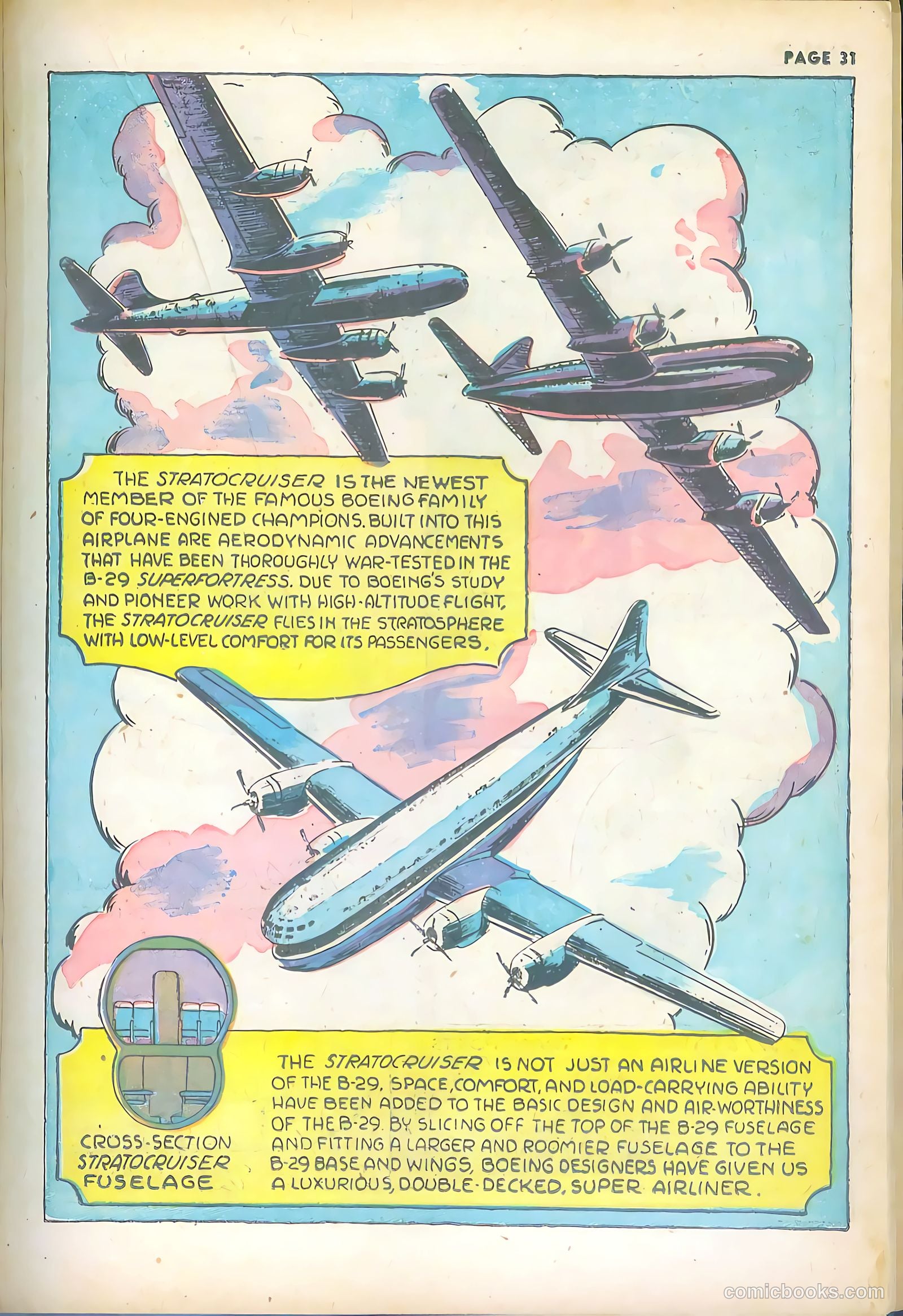 Jim Ray's Aviation Sketchbook #2 (1946) — page 31 of 66