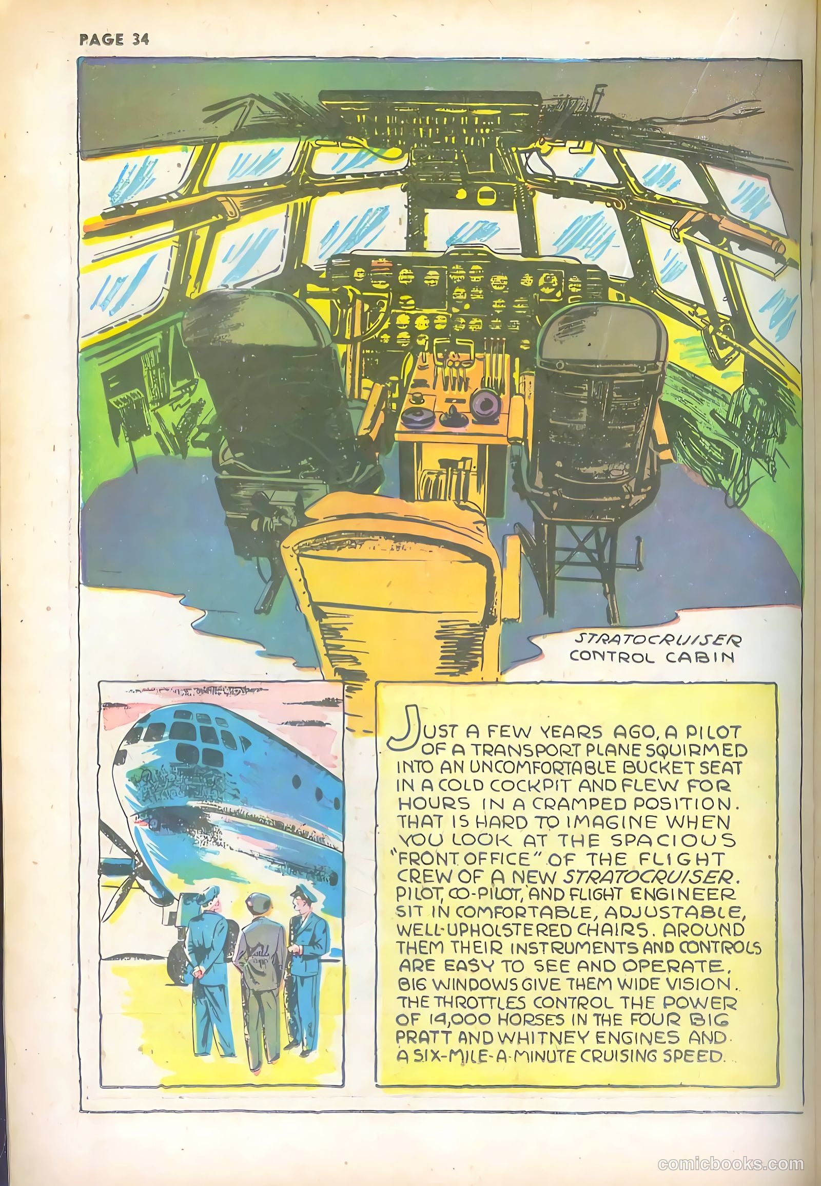 Jim Ray's Aviation Sketchbook #2 (1946) — page 34 of 66