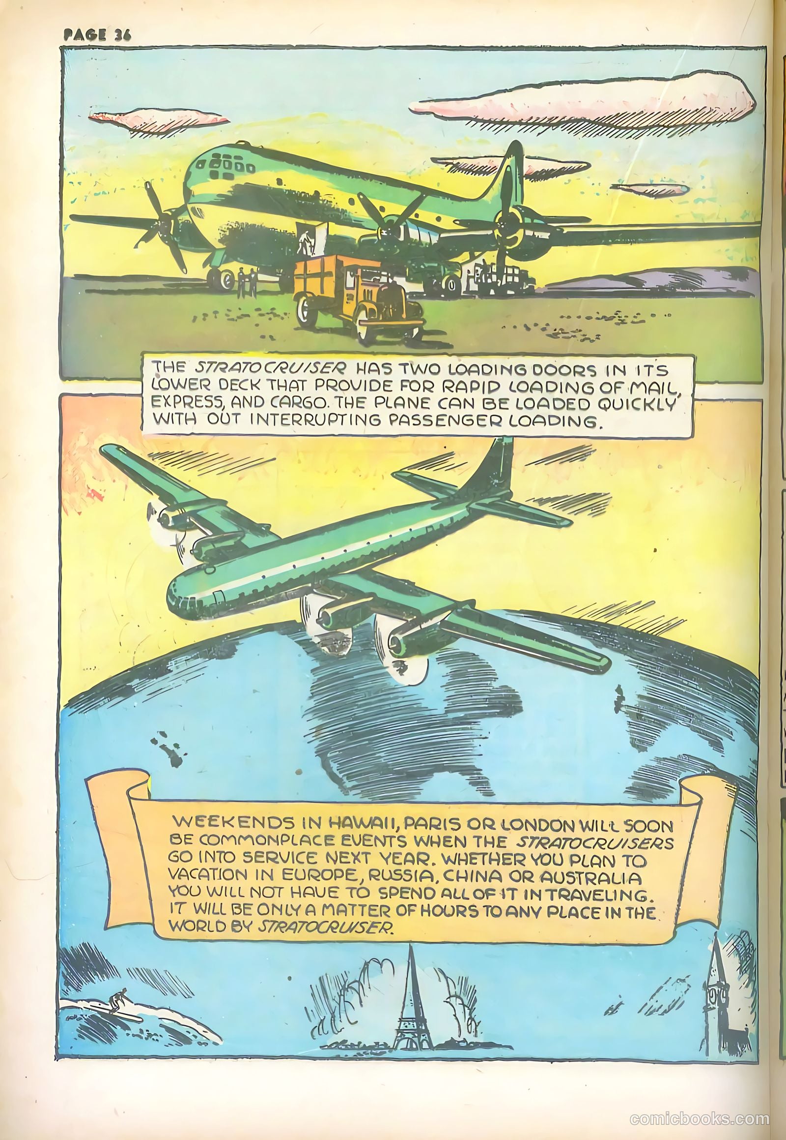 Jim Ray's Aviation Sketchbook #2 (1946) — page 36 of 66
