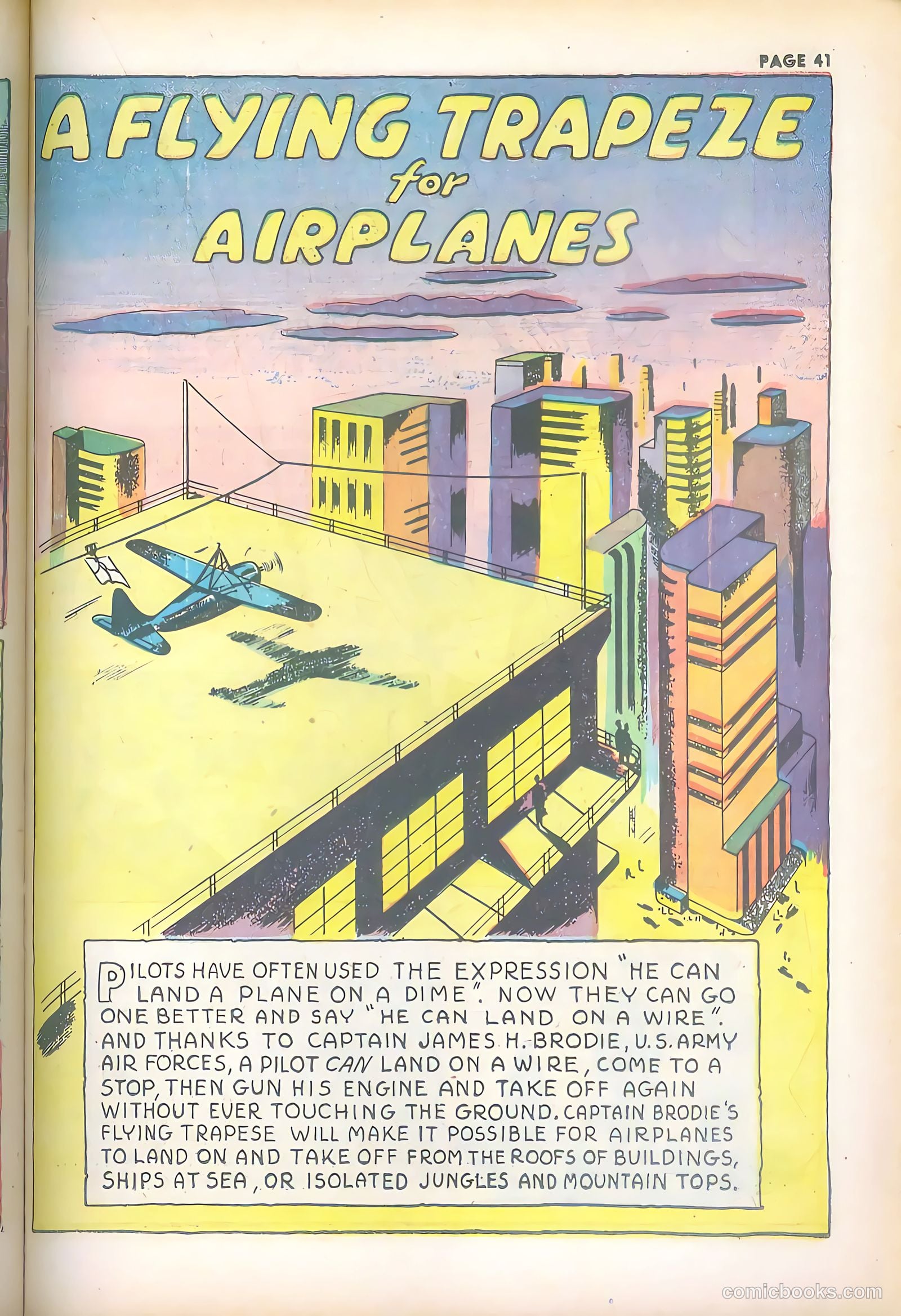 Jim Ray's Aviation Sketchbook #2 (1946) — page 41 of 66