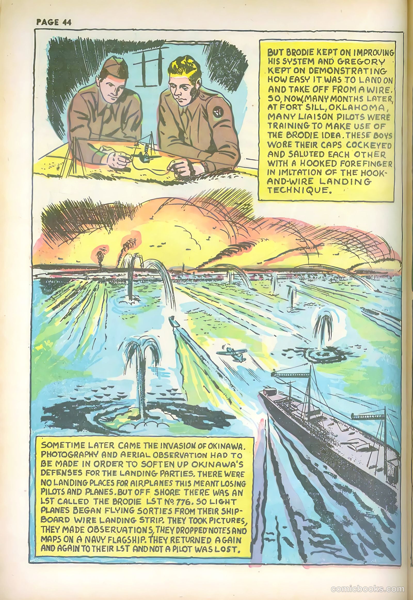 Jim Ray's Aviation Sketchbook #2 (1946) — page 44 of 66