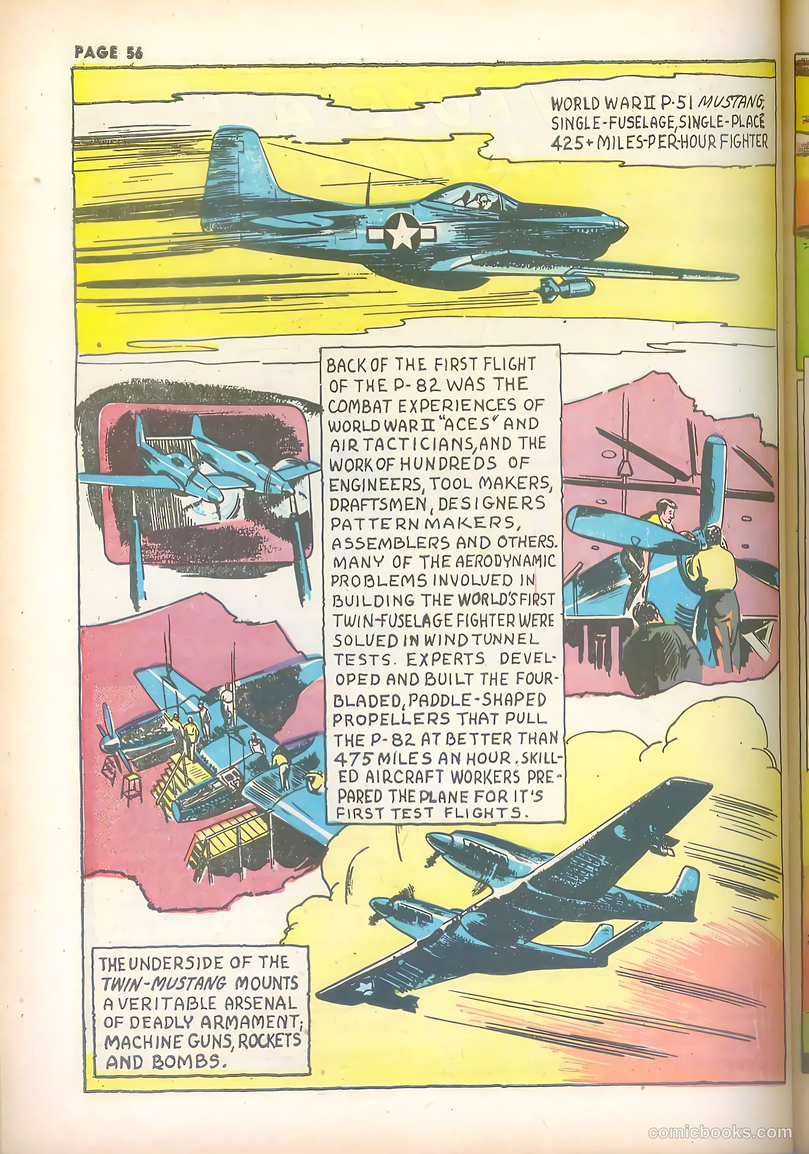 Jim Ray's Aviation Sketchbook #2 (1946) — page 56 of 66