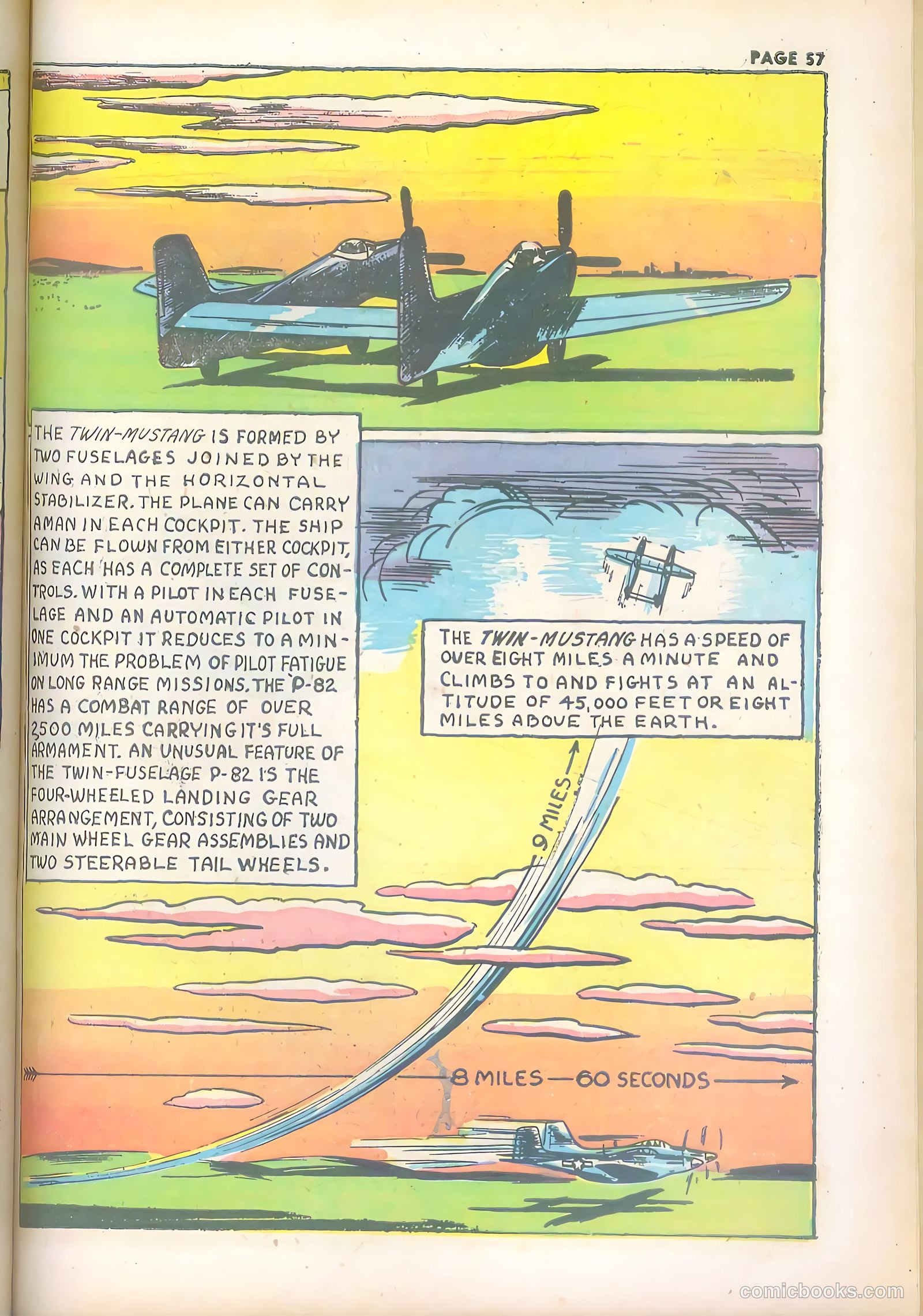 Jim Ray's Aviation Sketchbook #2 (1946) — page 57 of 66
