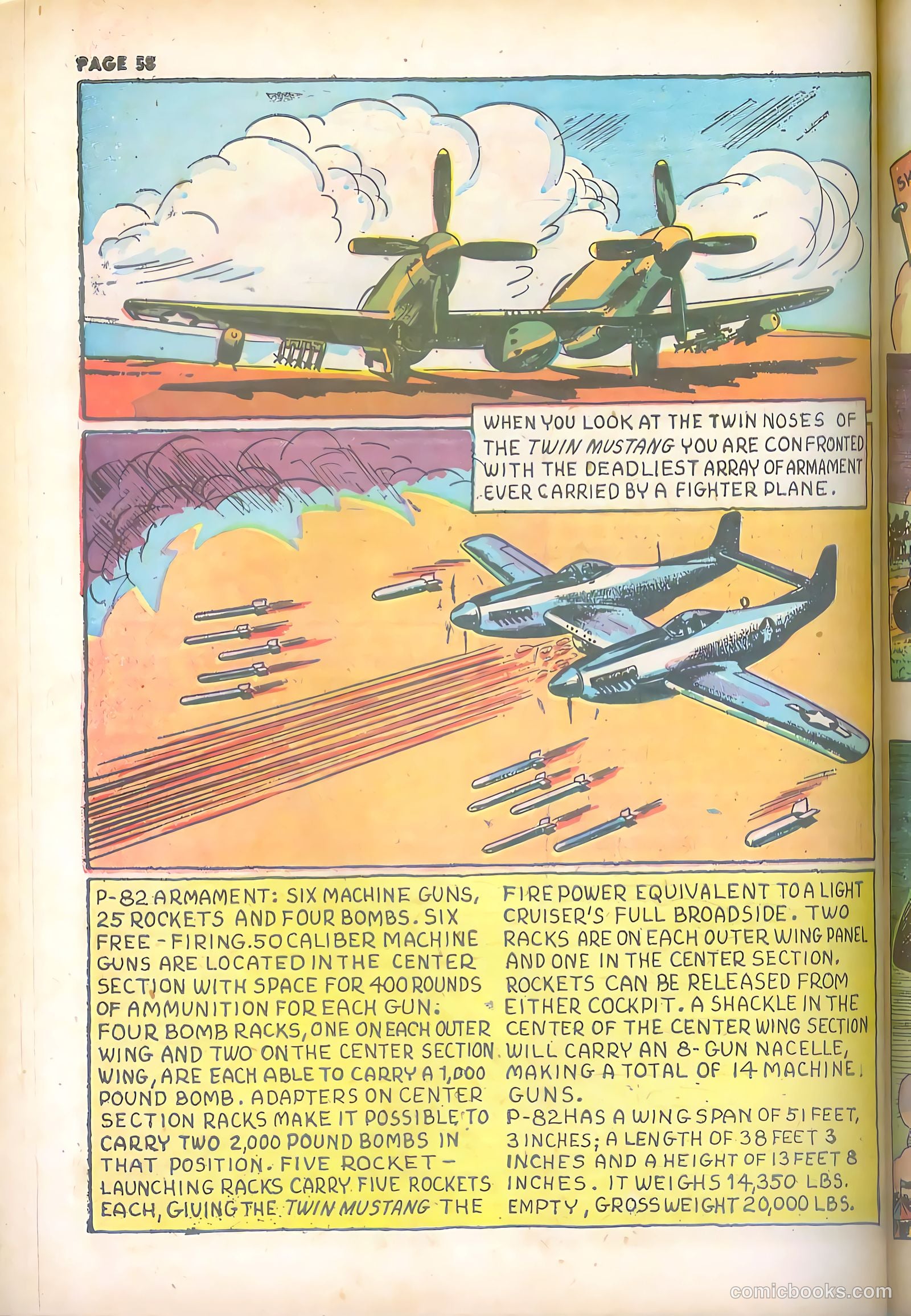 Jim Ray's Aviation Sketchbook #2 (1946) — page 58 of 66