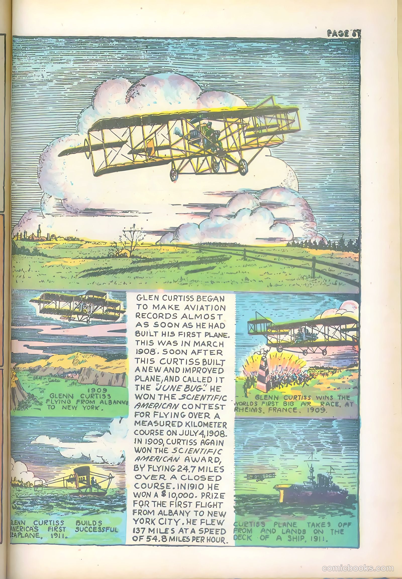 Jim Ray's Aviation Sketchbook #2 (1946) — page 61 of 66