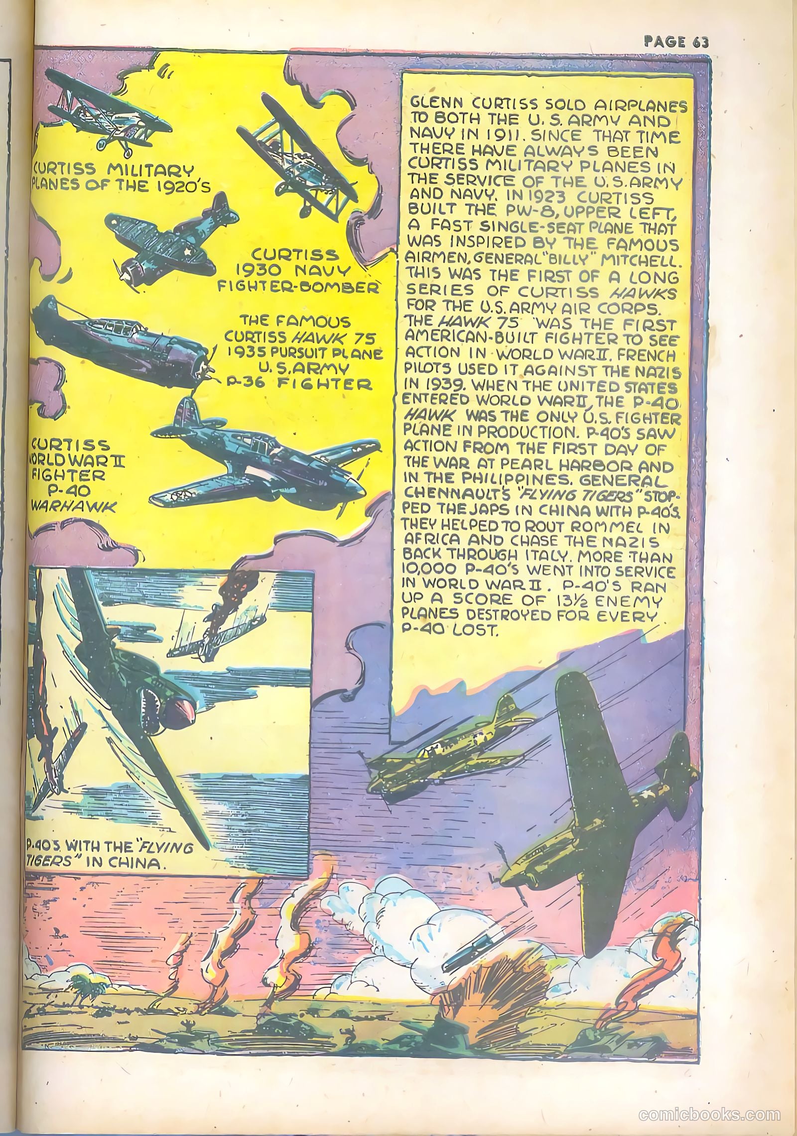 Jim Ray's Aviation Sketchbook #2 (1946) — page 63 of 66
