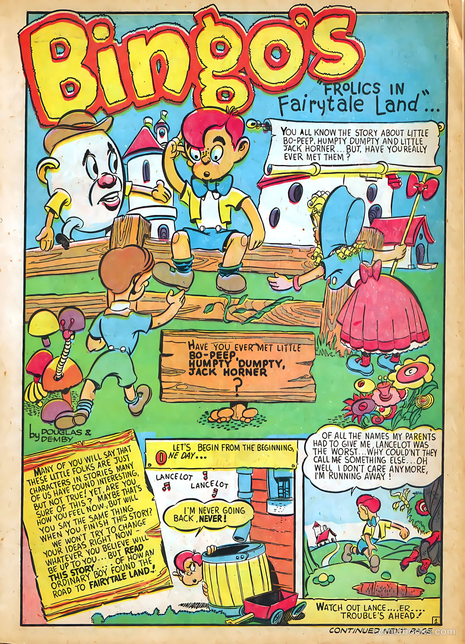 Jingle Jangle Comics #1 (1943) — page 14 of 68