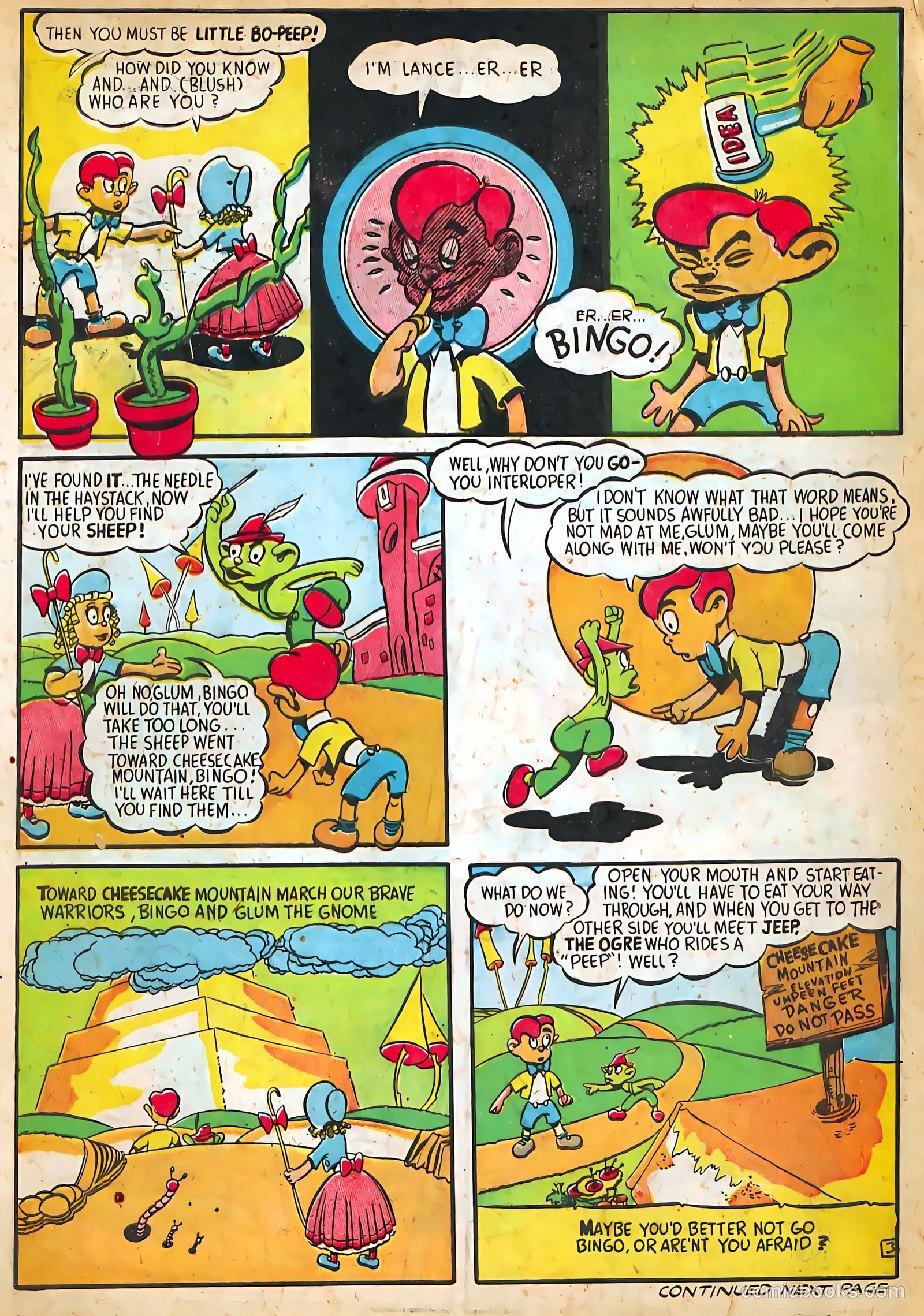 Jingle Jangle Comics #1 (1943) — page 16 of 68