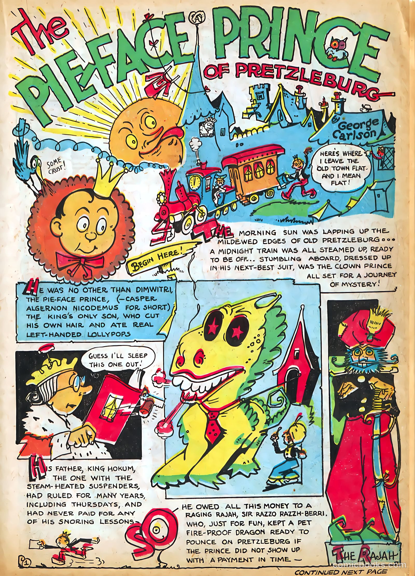 Jingle Jangle Comics #1 (1943) — page 38 of 68