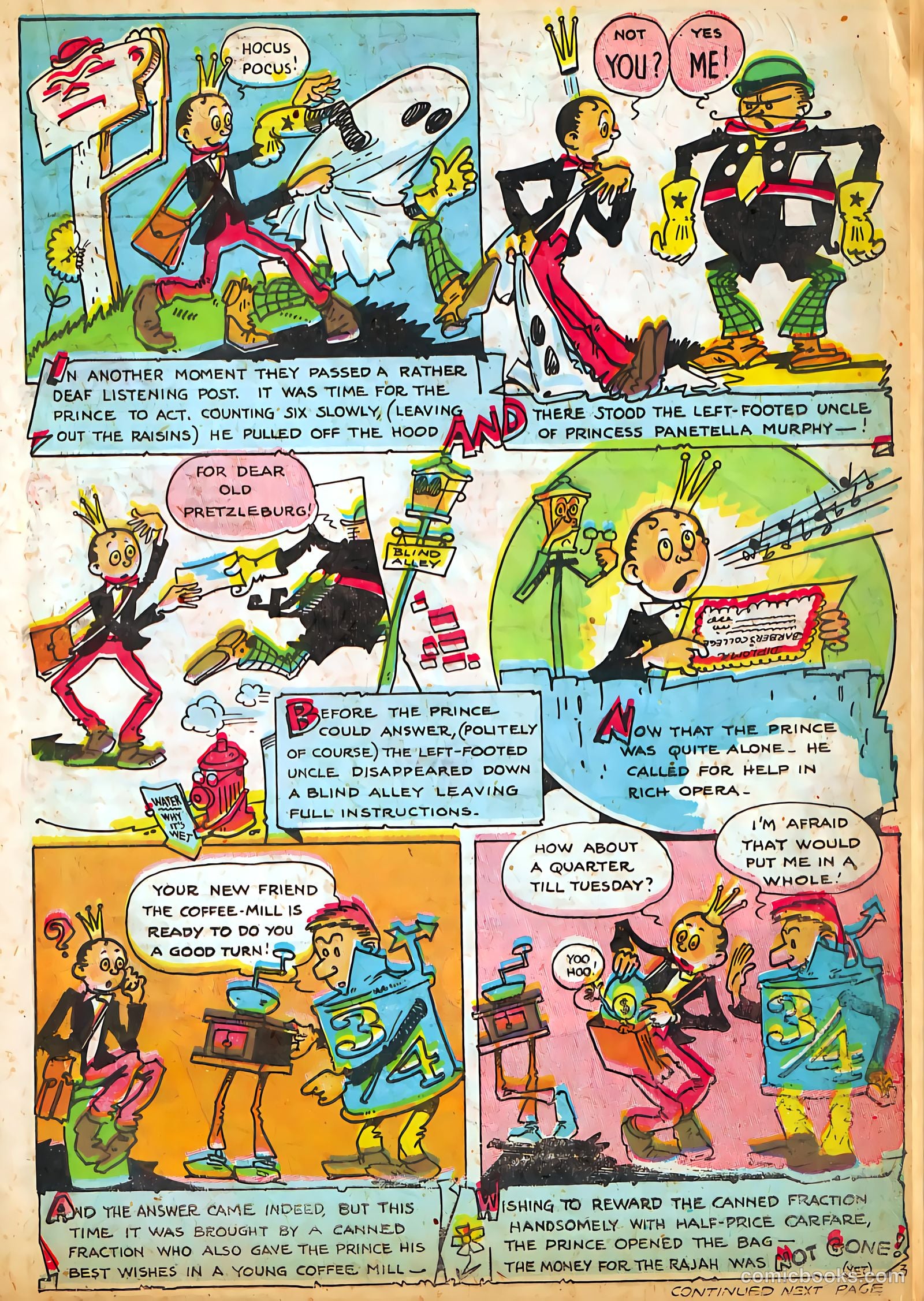 Jingle Jangle Comics #1 (1943) — page 40 of 68